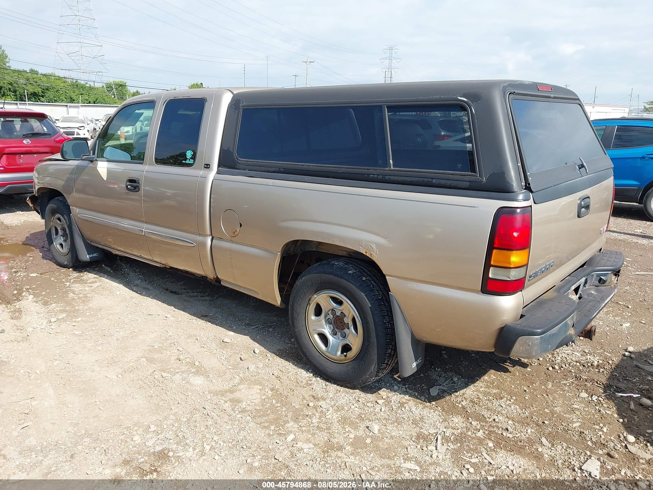 2004 Gmc Sierra 1500 Sle Gold vin: 2GTEC19T441145746