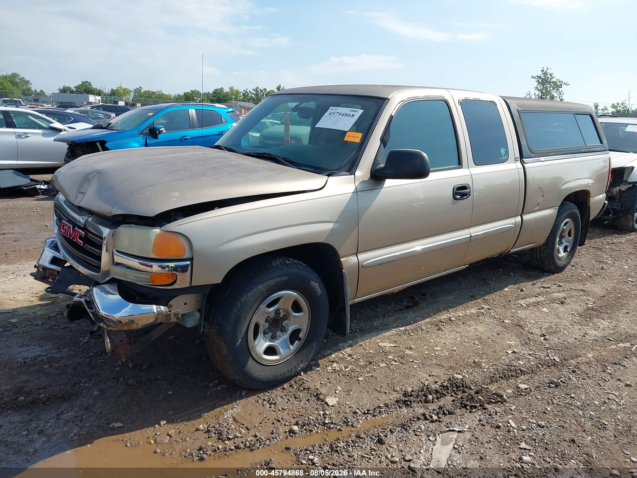 2004 Gmc Sierra 1500 Sle Gold vin: 2GTEC19T441145746
