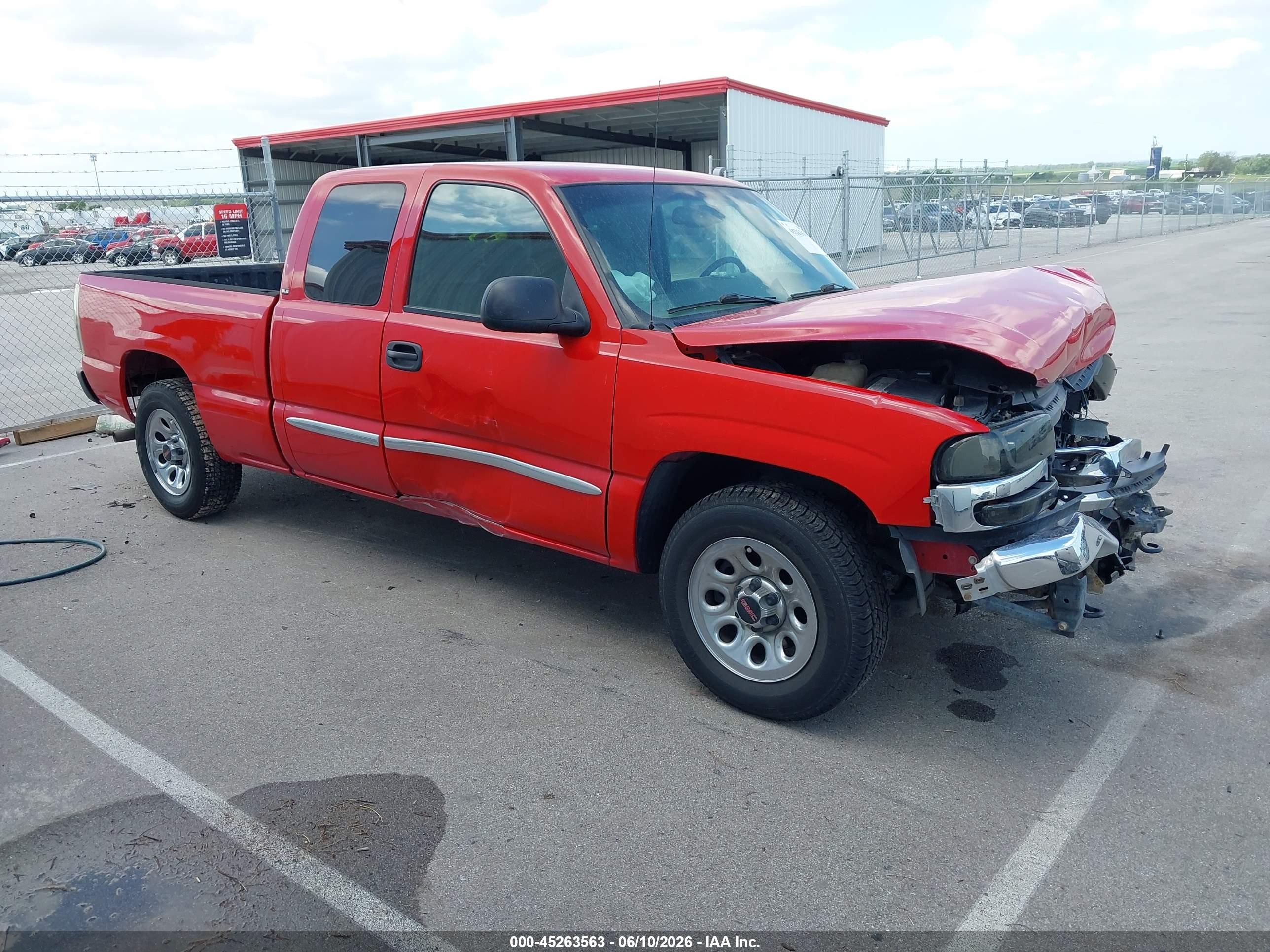 2005 Gmc Sierra 1500 Sle Красный vin: 2GTEC19T451184015