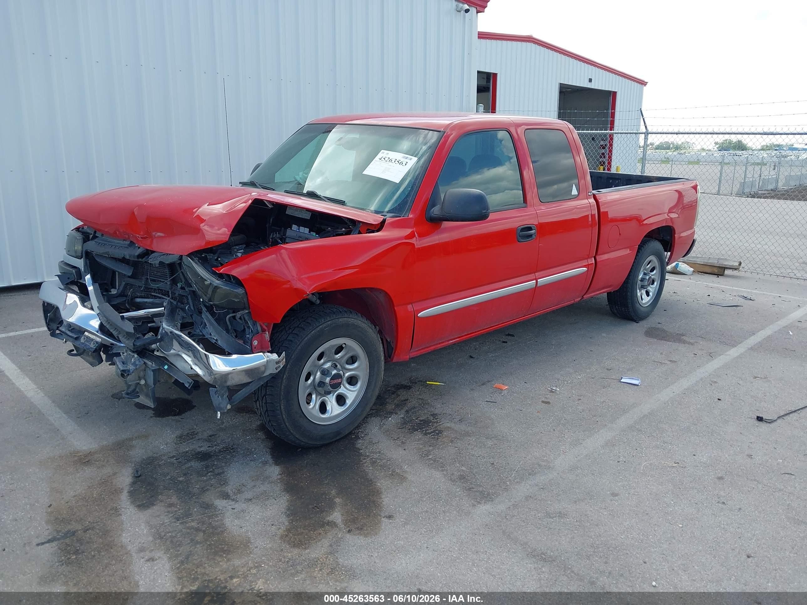 2005 Gmc Sierra 1500 Sle Красный vin: 2GTEC19T451184015