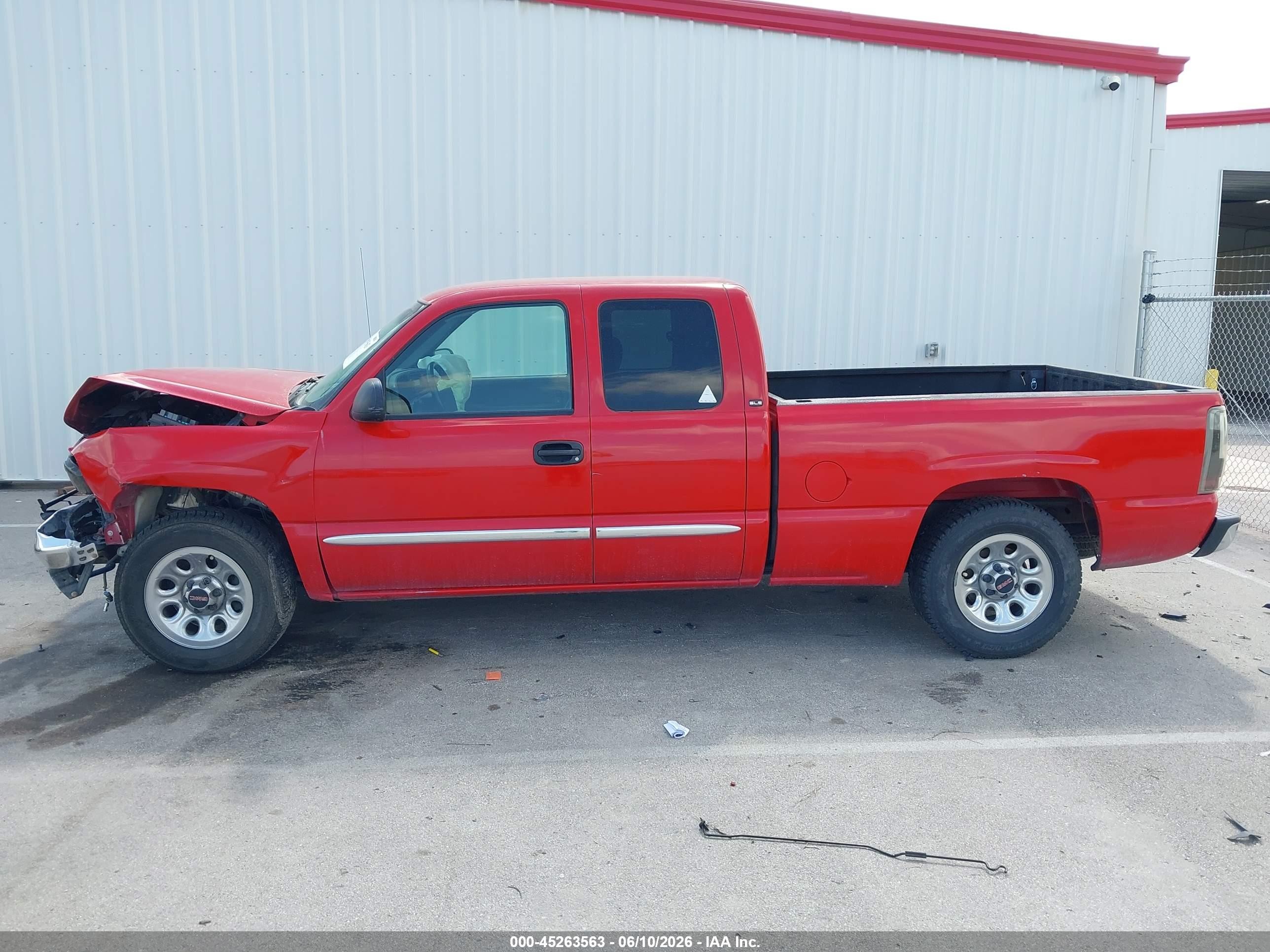 2005 Gmc Sierra 1500 Sle Красный vin: 2GTEC19T451184015