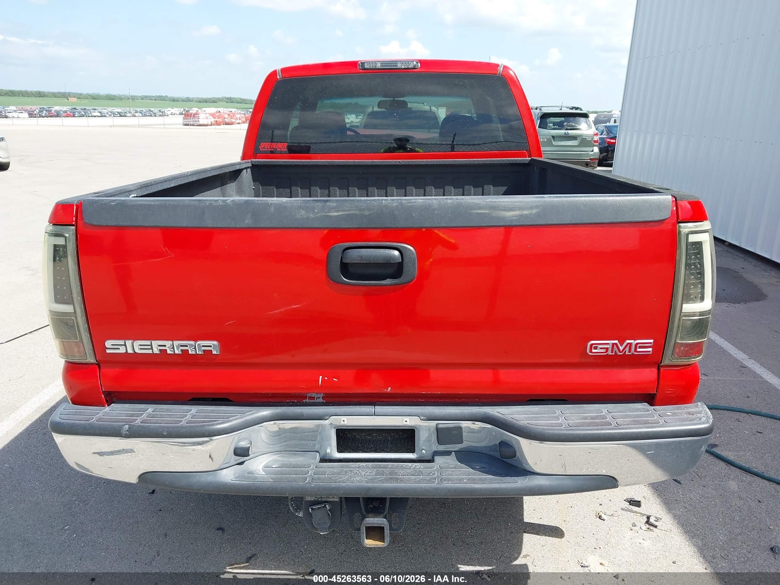 2005 Gmc Sierra 1500 Sle Красный vin: 2GTEC19T451184015