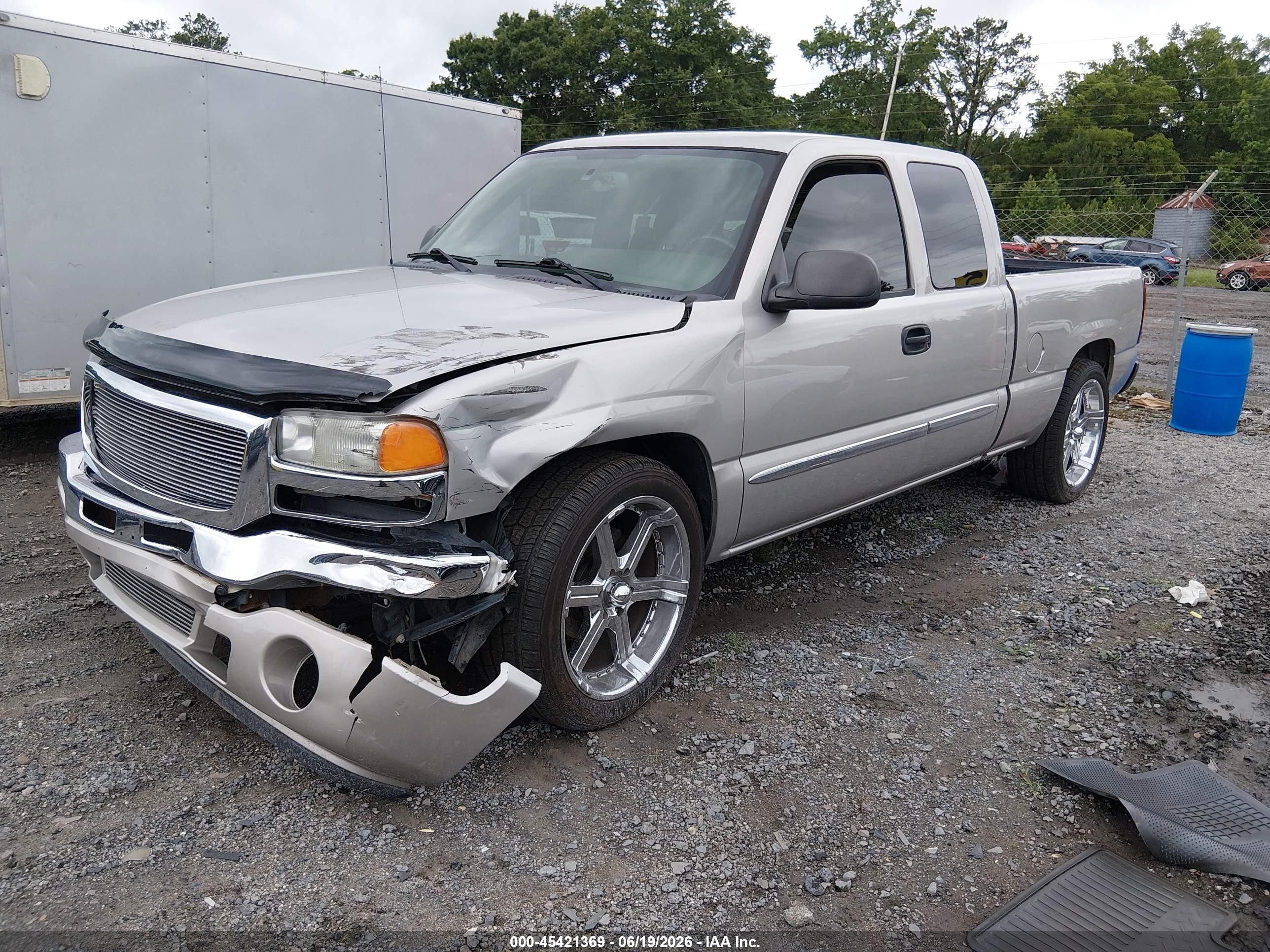 2005 Gmc Sierra 1500 Sle Beige vin: 2GTEC19T451309157