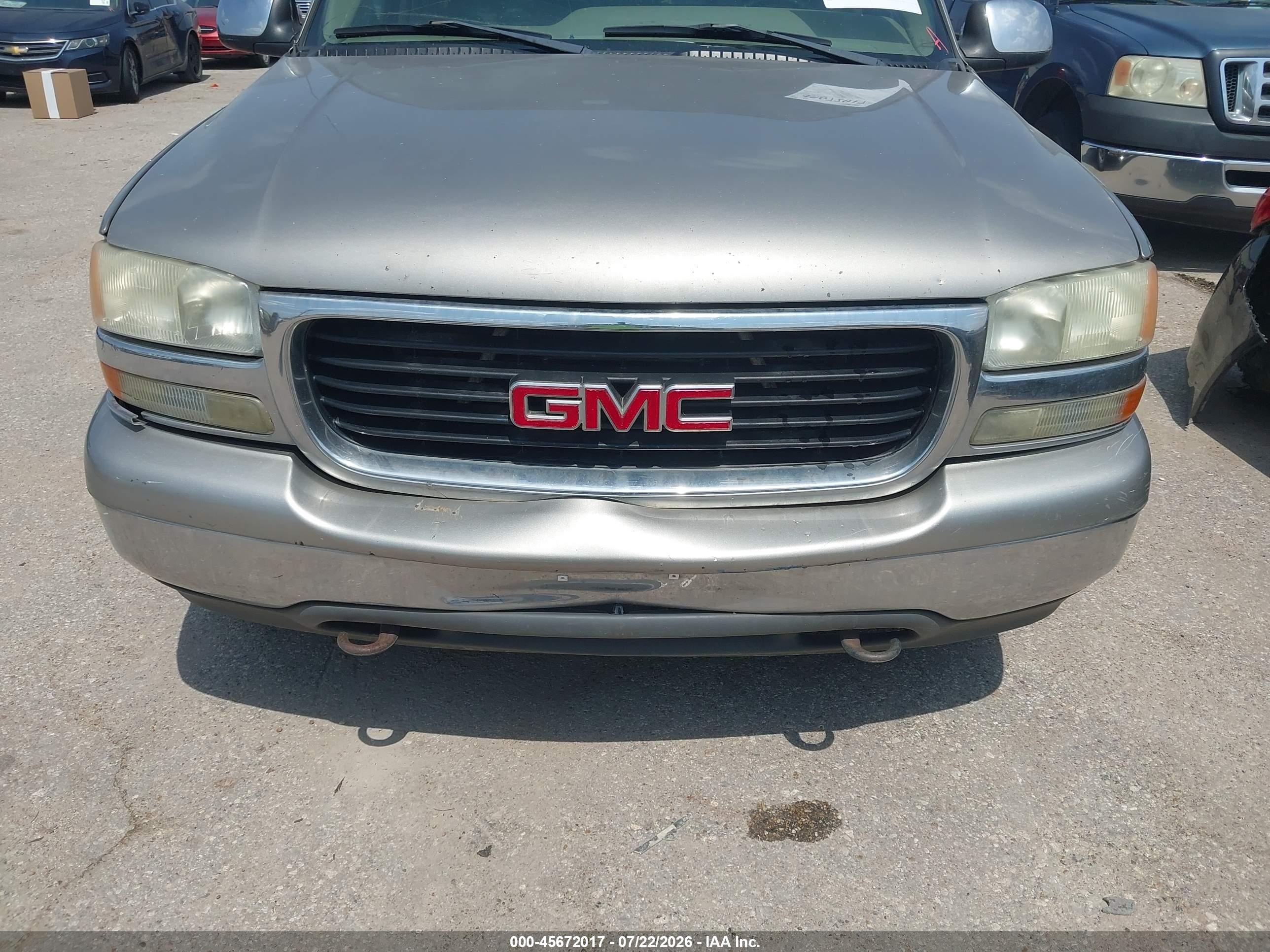 2002 Gmc Sierra 1500 Sle Beige vin: 2GTEC19T521280151