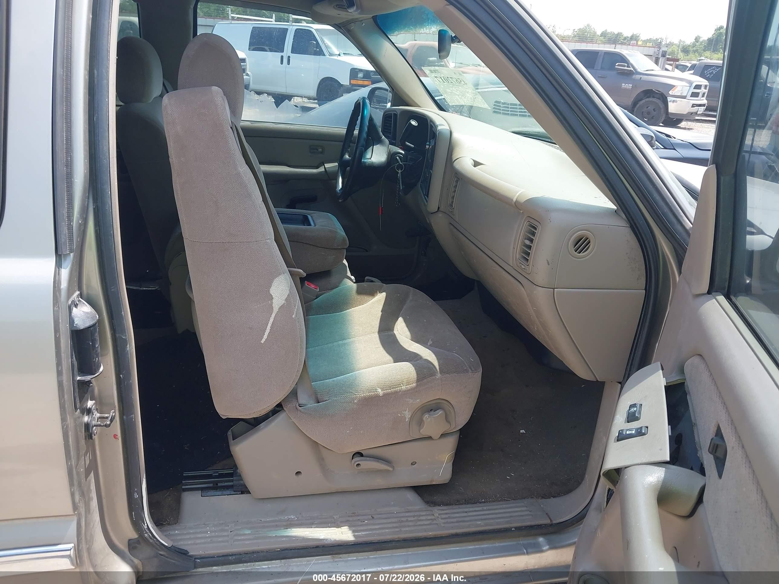 2002 Gmc Sierra 1500 Sle Beige vin: 2GTEC19T521280151