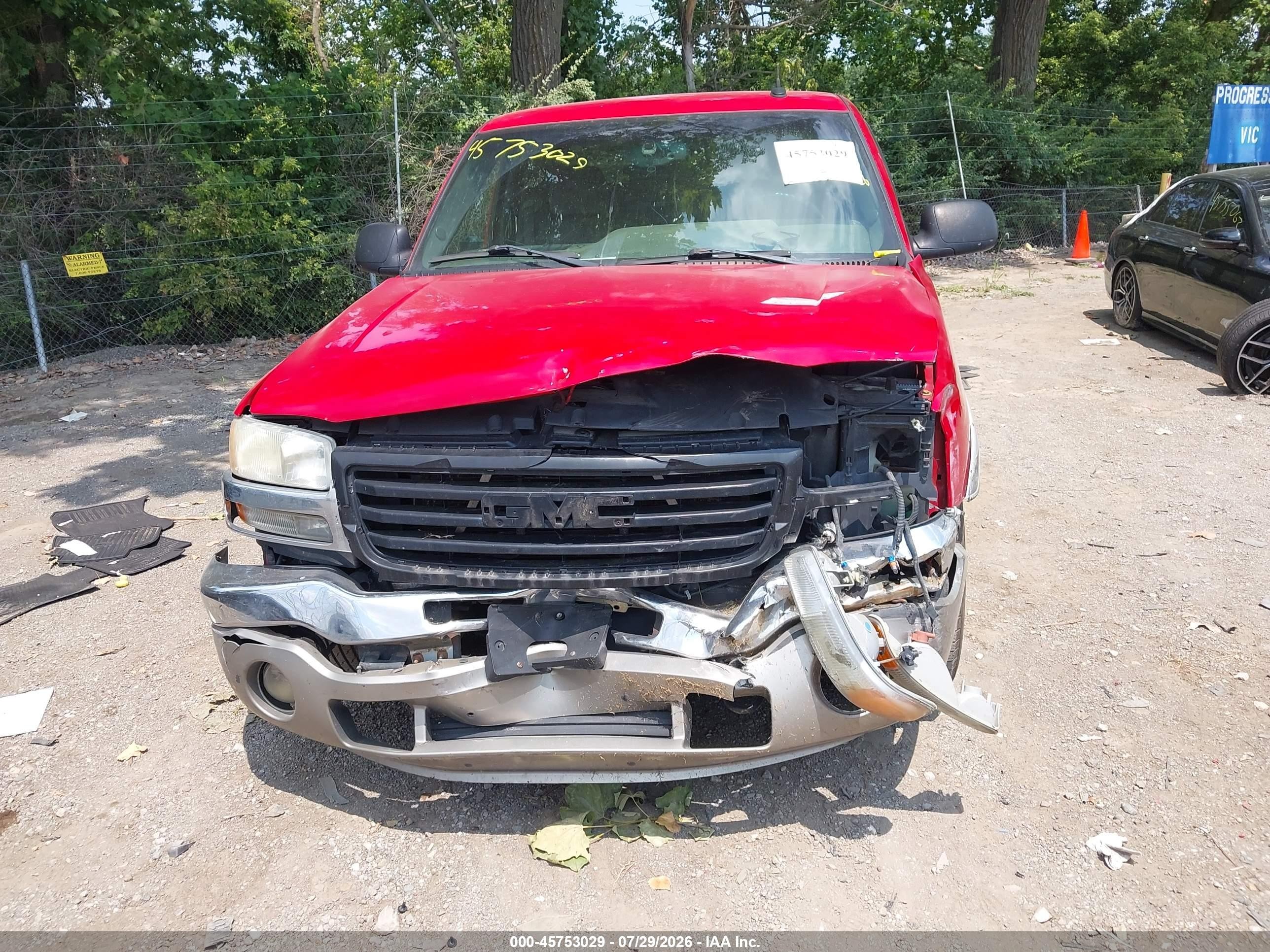 2003 Gmc Sierra 1500 Sle Red vin: 2GTEC19T531179385