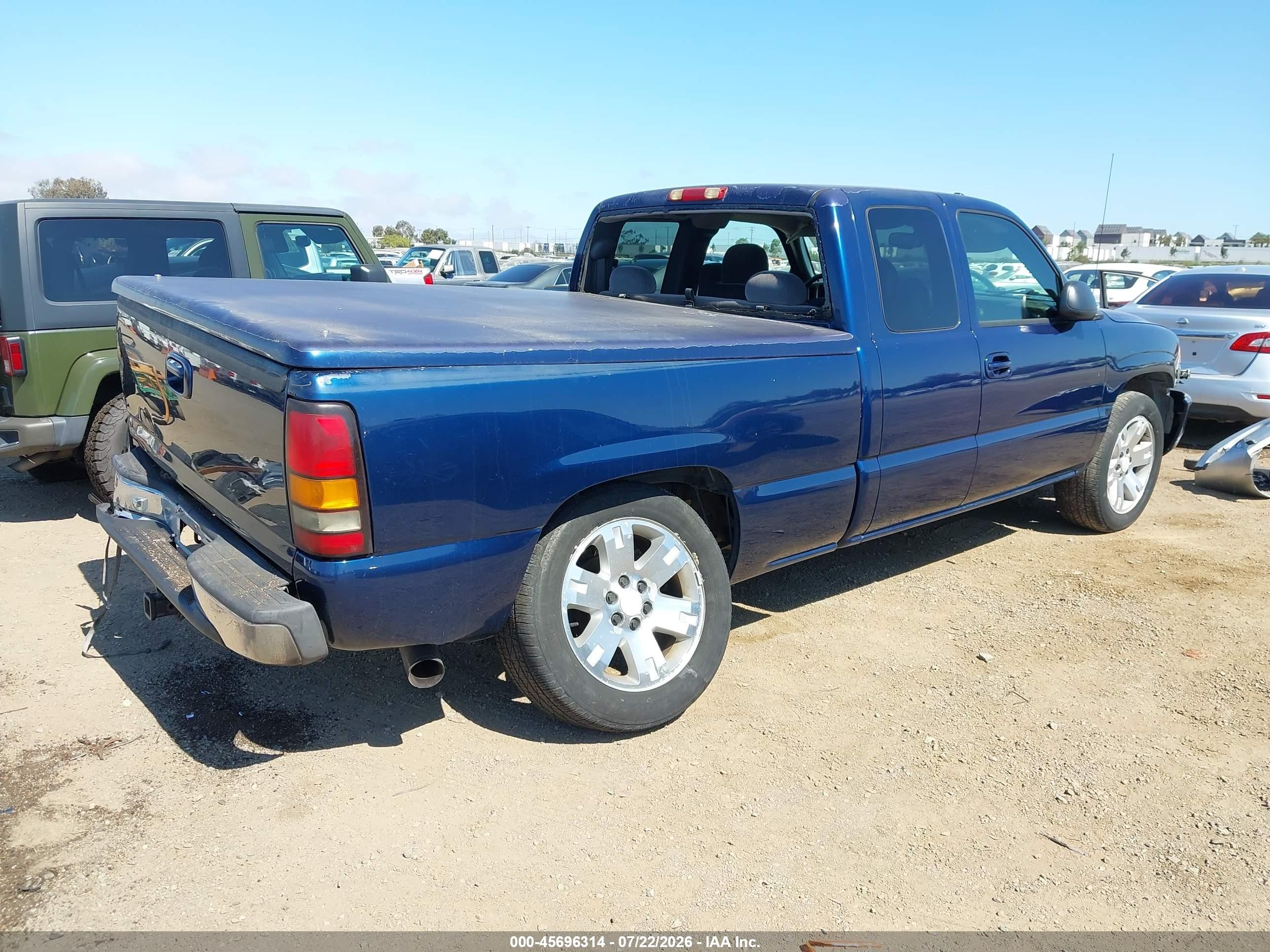 2004 Gmc Sierra 1500 Sle Синий vin: 2GTEC19T541360214