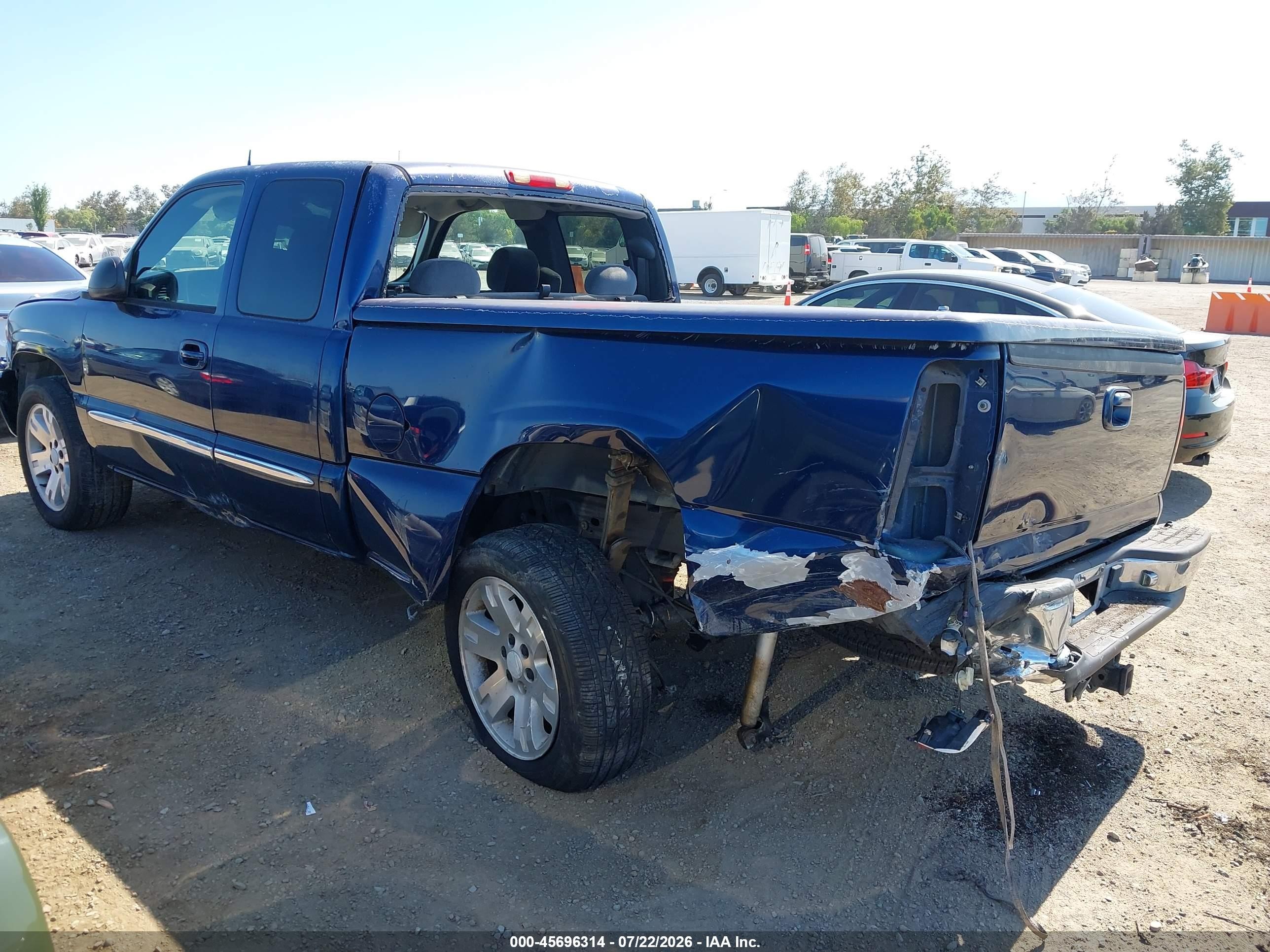 2004 Gmc Sierra 1500 Sle Синий vin: 2GTEC19T541360214