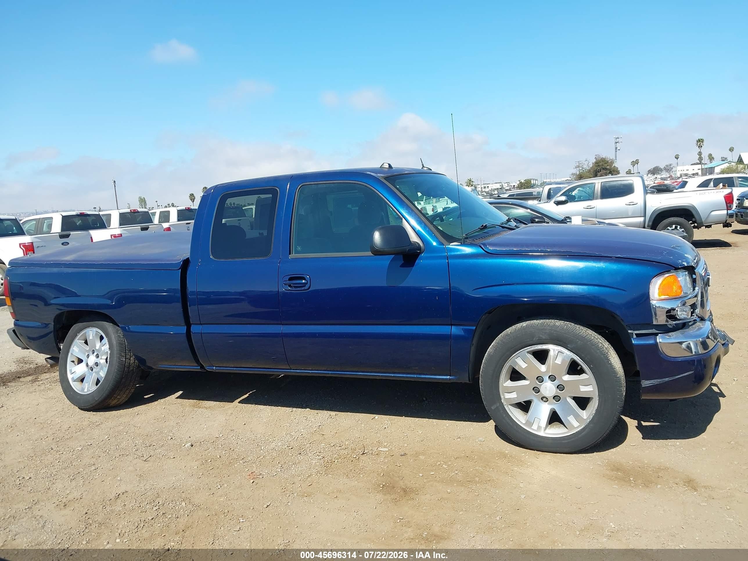 2004 Gmc Sierra 1500 Sle Синий vin: 2GTEC19T541360214