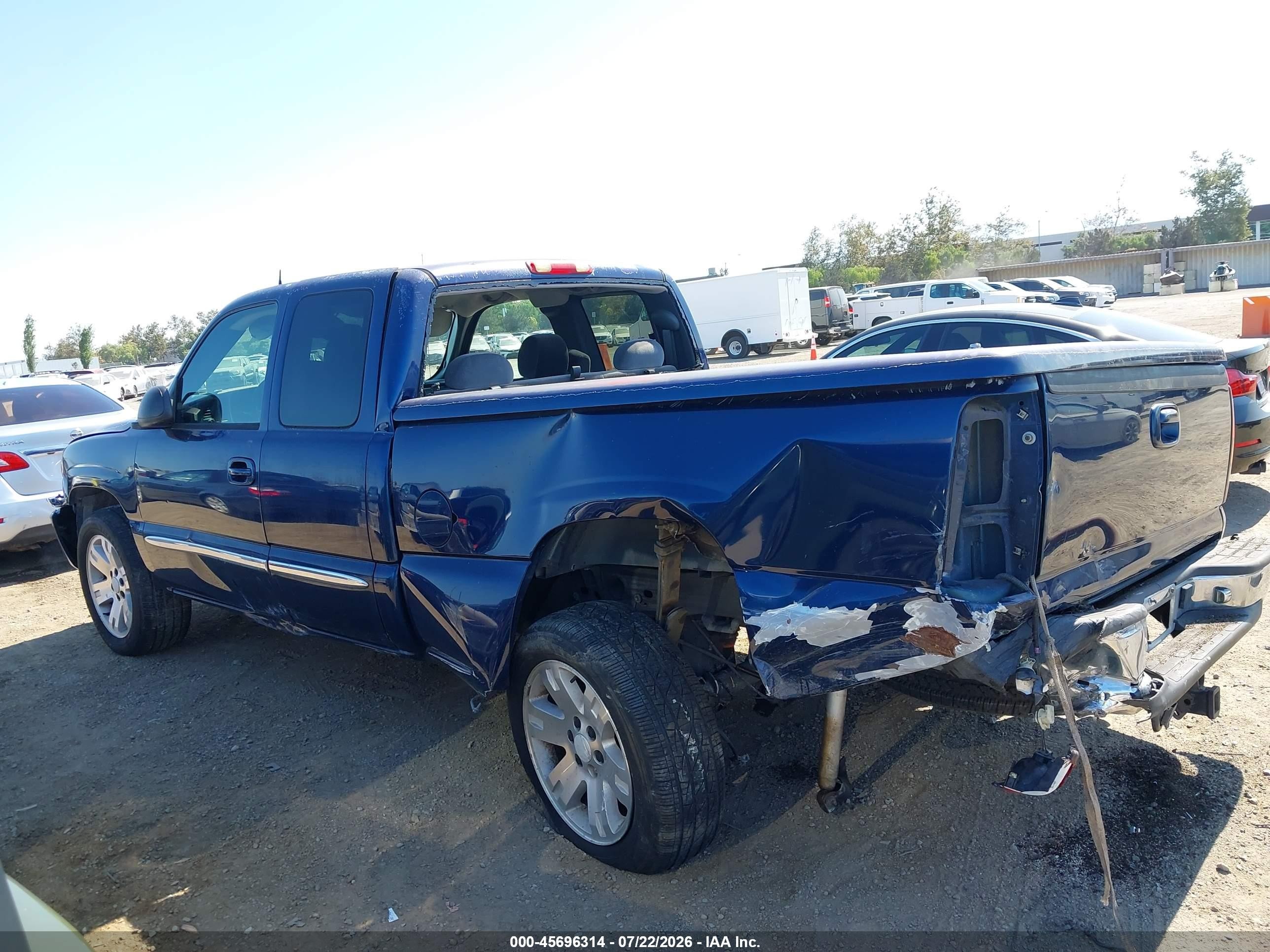 2004 Gmc Sierra 1500 Sle Синий vin: 2GTEC19T541360214