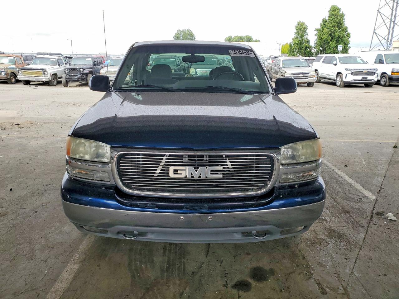 2000 Gmc New Sierra C1500 Blue vin: 2GTEC19T5Y1274729