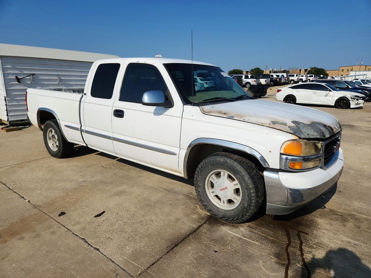 2001 Gmc New Sierra C1500 White vin: 2GTEC19T611100545