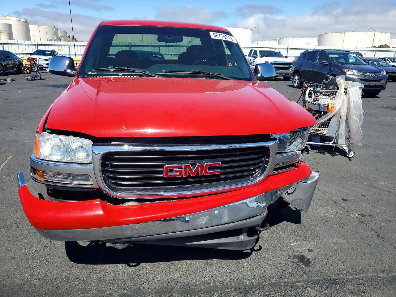 1999 Gmc New Sierra C1500 Red vin: 2GTEC19T6X1543481