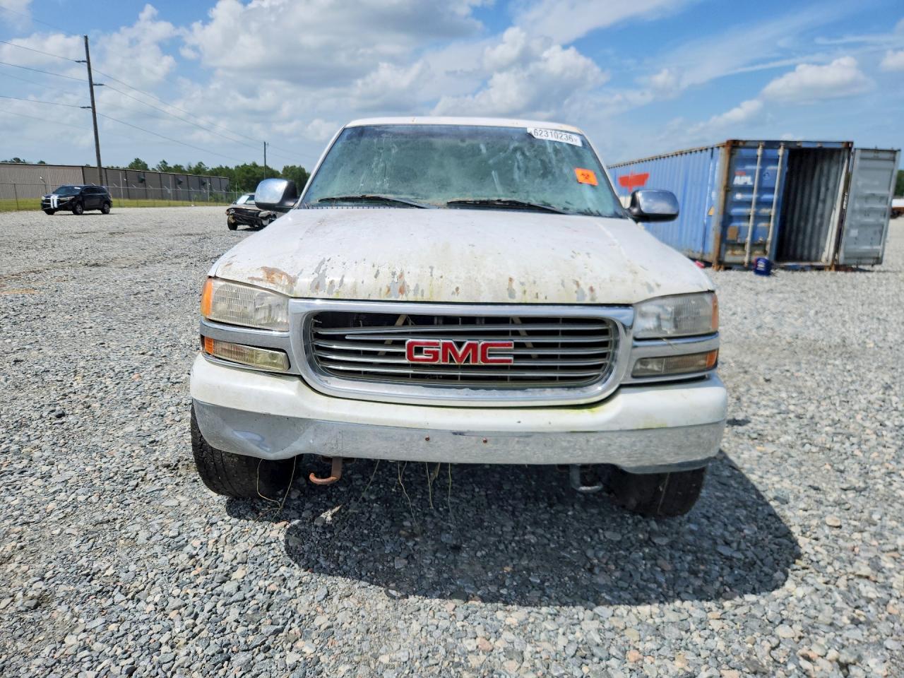 2001 Gmc New Sierra C1500 White vin: 2GTEC19T711125003