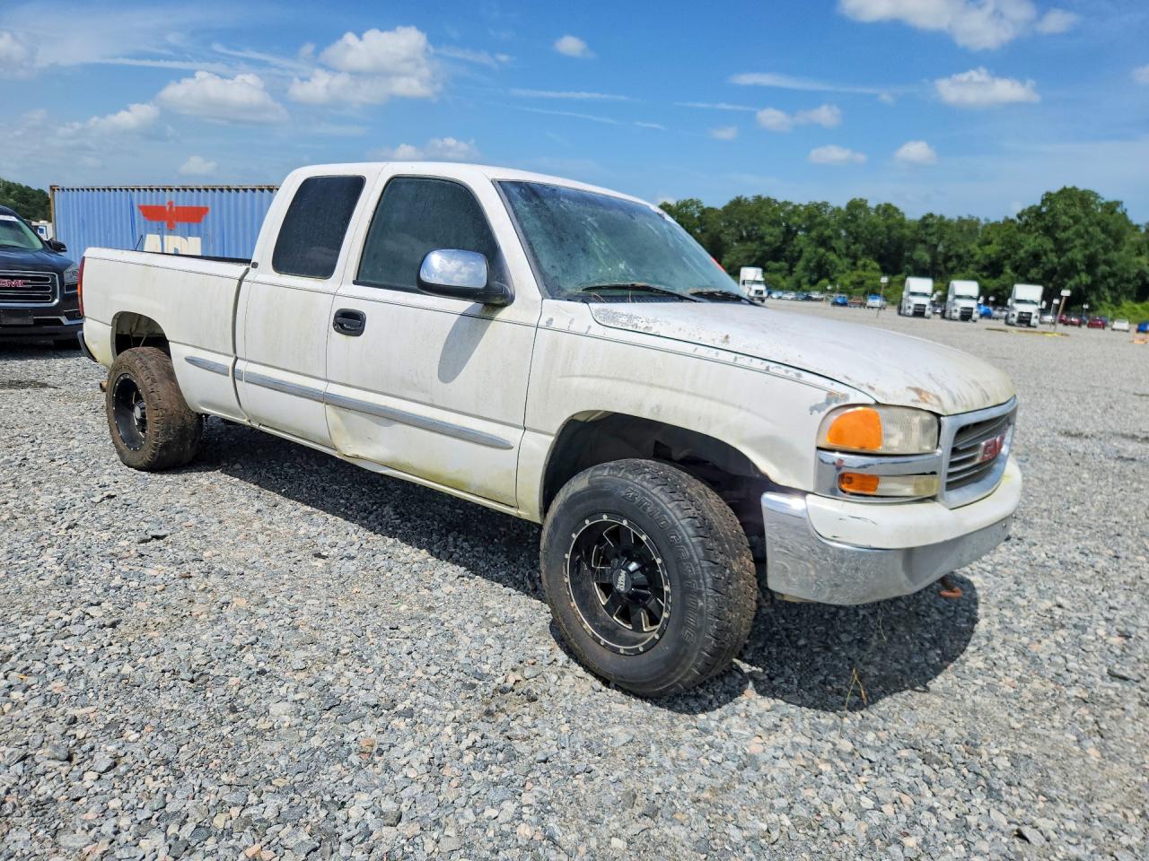 2001 Gmc New Sierra C1500 White vin: 2GTEC19T711125003