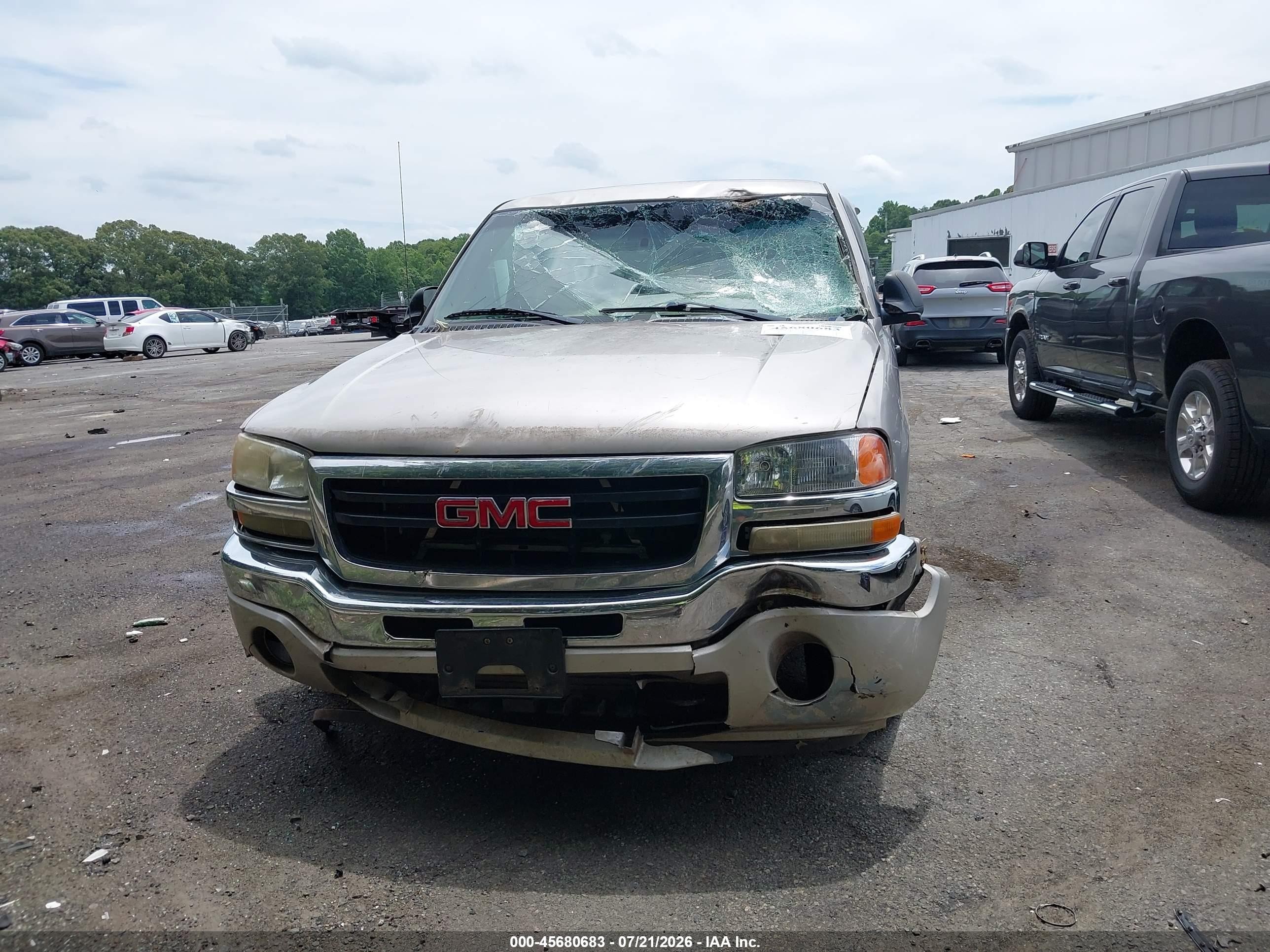 2005 Gmc Sierra 1500 Sle Gray vin: 2GTEC19T751282777