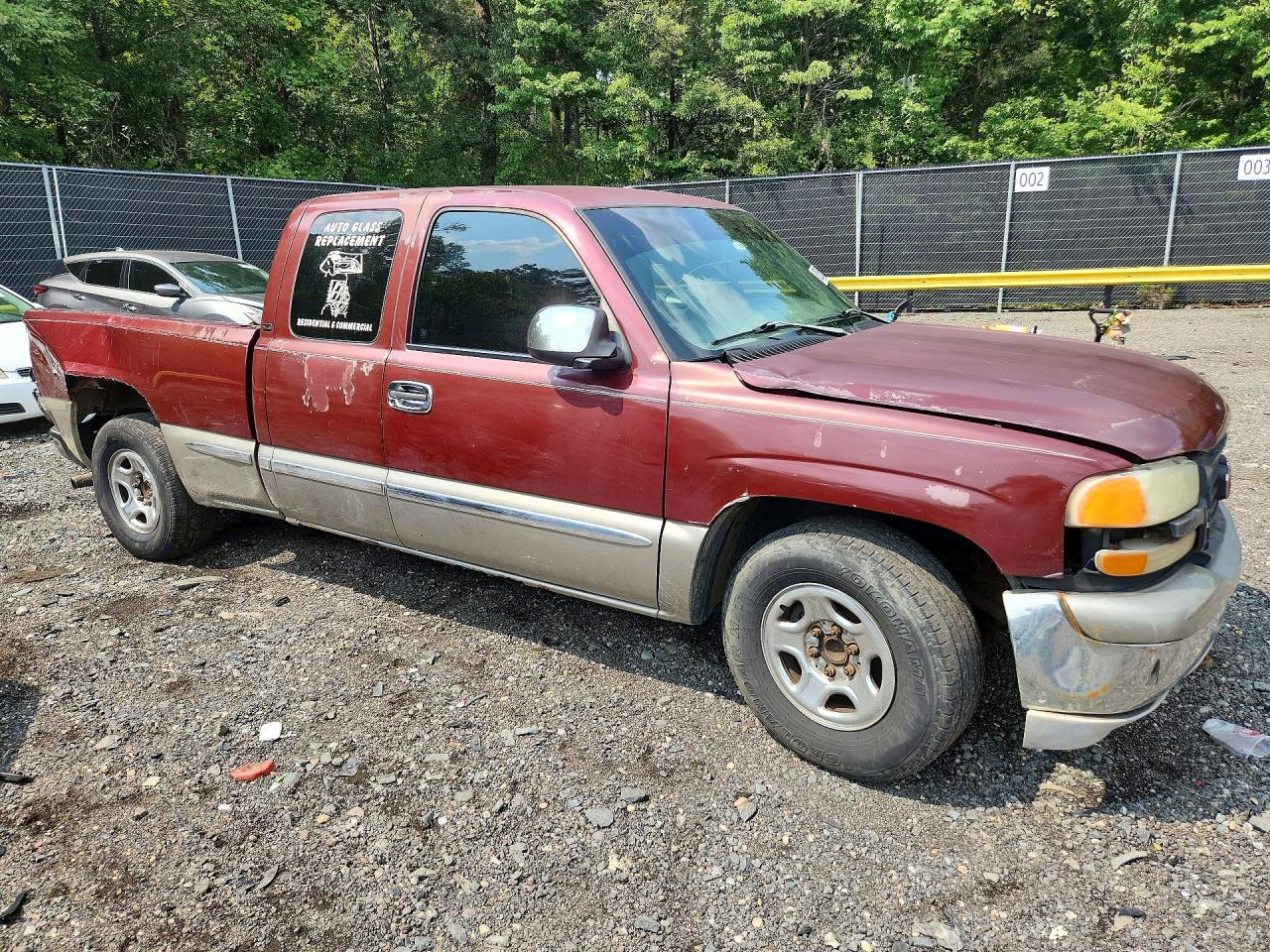 1999 Gmc New Sierra C1500 Burgundy vin: 2GTEC19T7X1541898