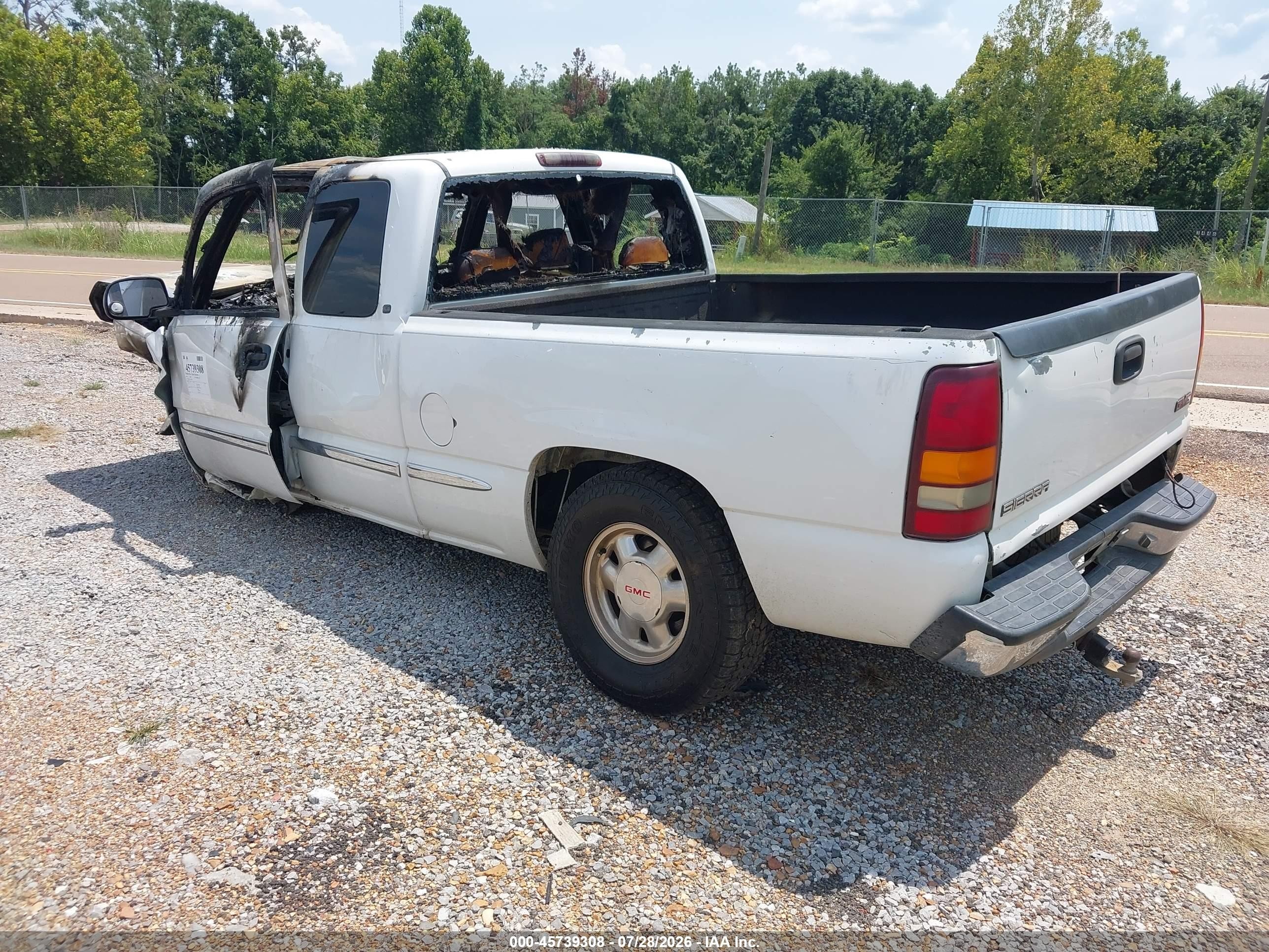 1999 Gmc New Sierra 1500 Sle Белый vin: 2GTEC19T7X1543991