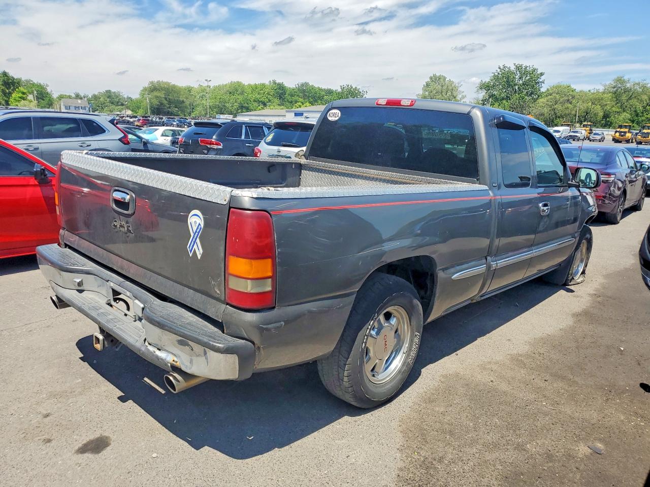 2001 Gmc New Sierra C1500 Gray vin: 2GTEC19T811175554