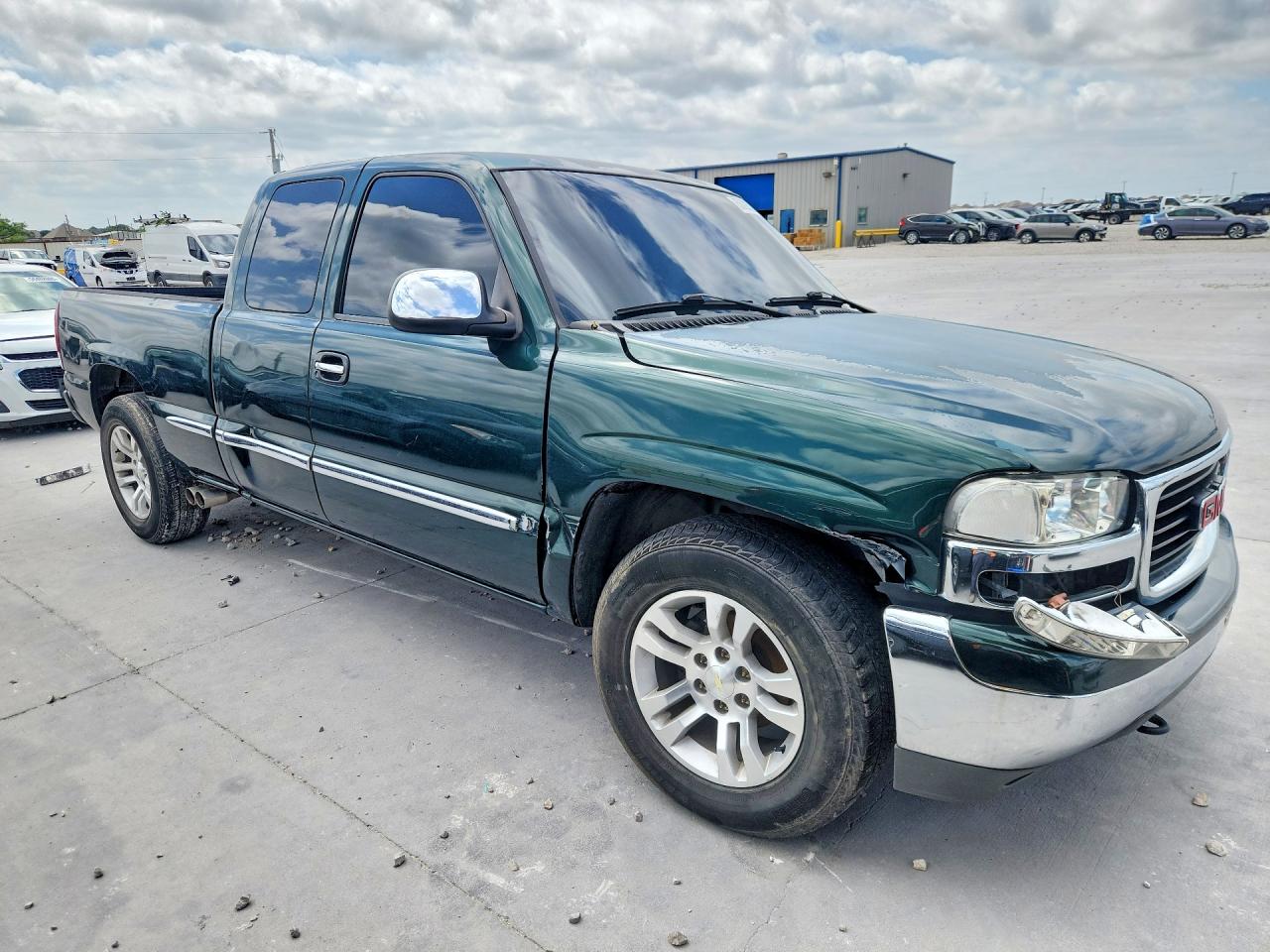 2002 Gmc New Sierra C1500 Green vin: 2GTEC19T821127179