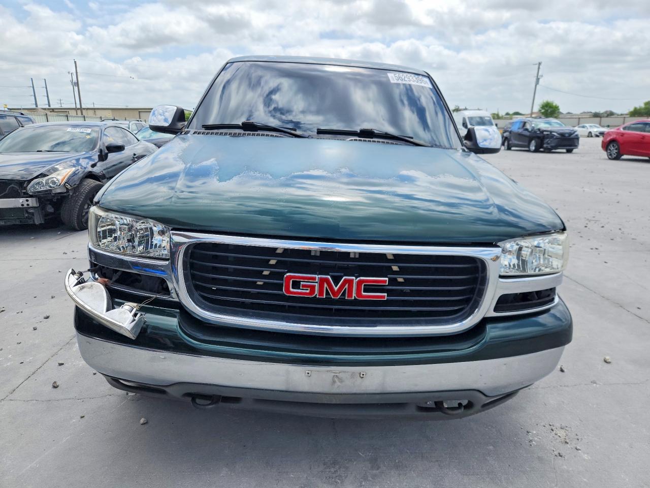 2002 Gmc New Sierra C1500 Green vin: 2GTEC19T821127179