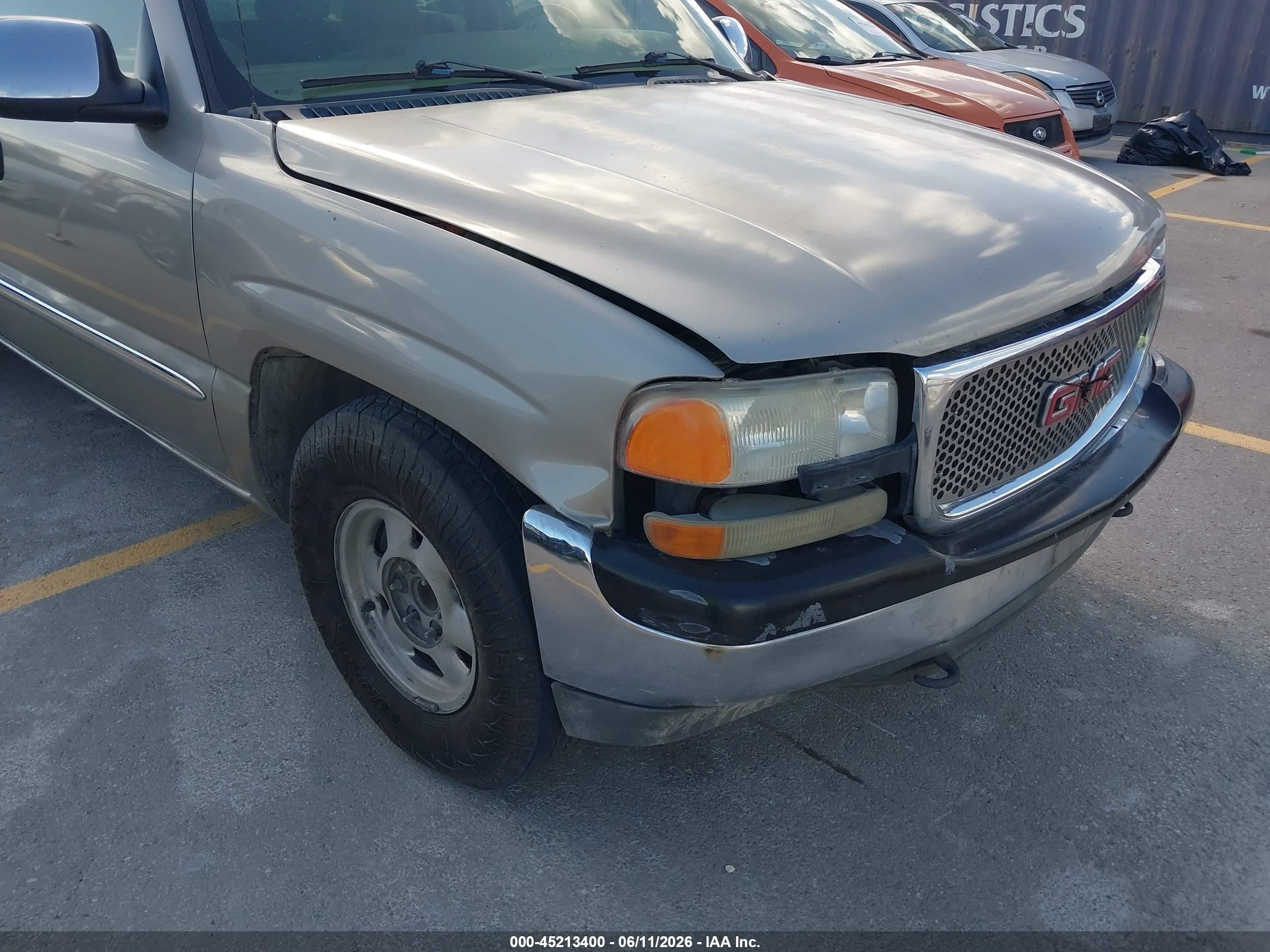2002 Gmc Sierra 1500 Sle Gold vin: 2GTEC19T821412867