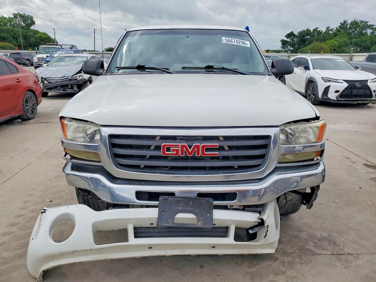 2004 Gmc New Sierra C1500 White vin: 2GTEC19T841203342