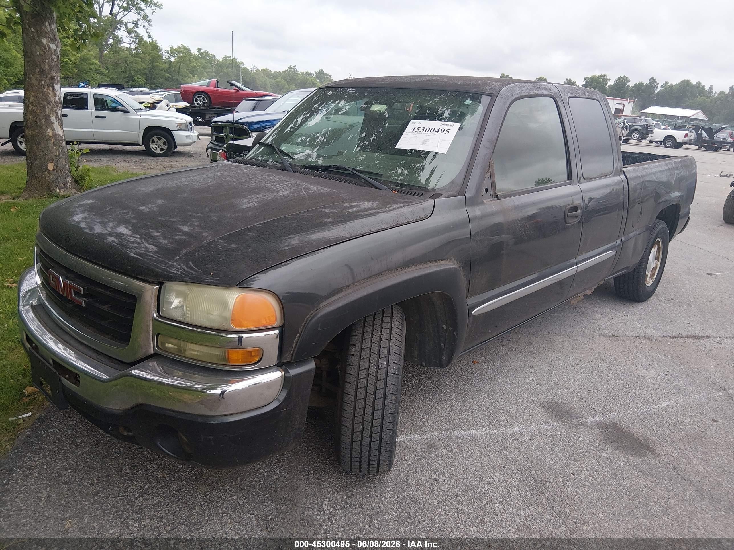 2004 Gmc Sierra 1500 Sle Green vin: 2GTEC19T841335680