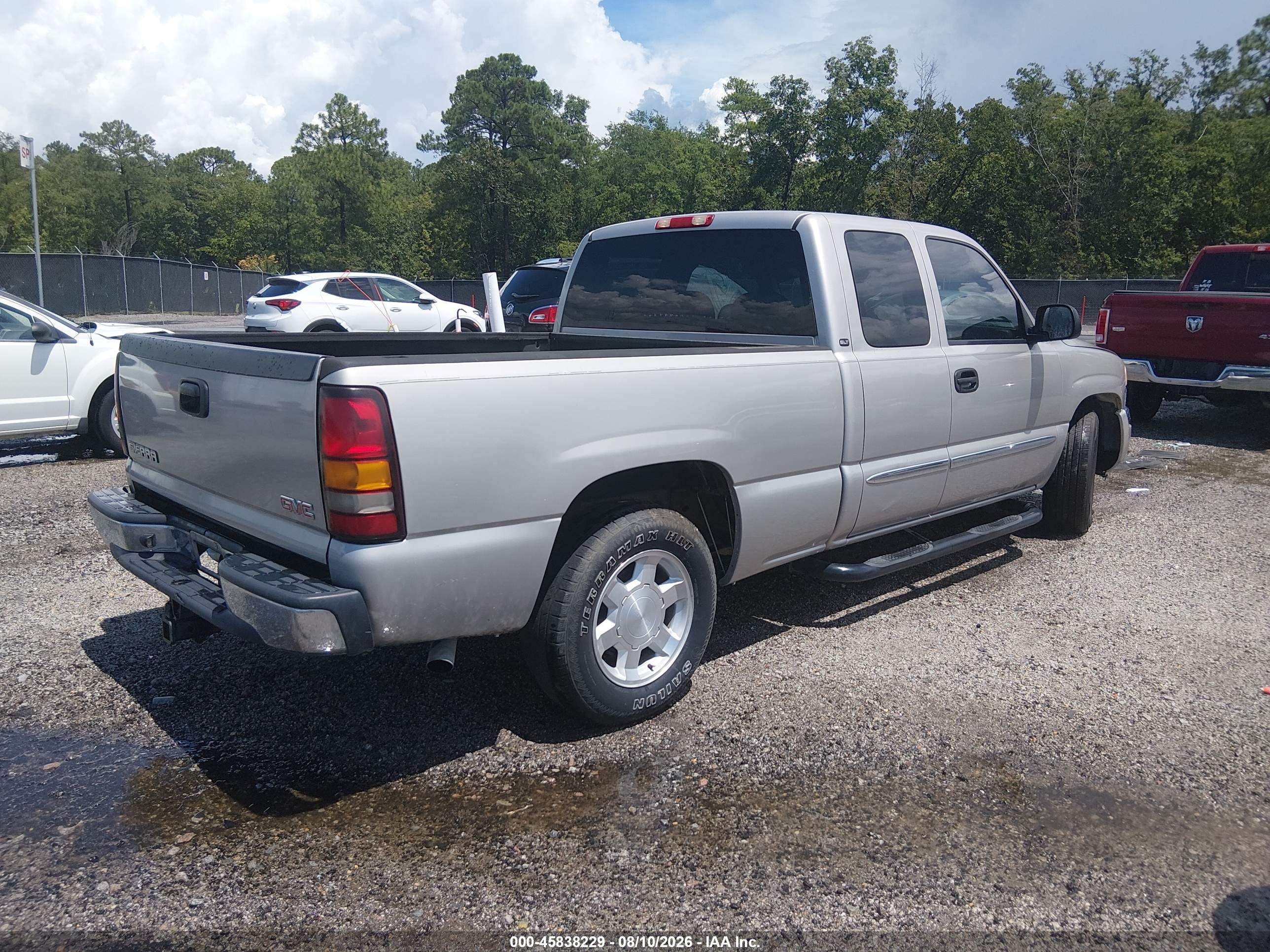 2005 Gmc Sierra 1500 Slt Серебряный vin: 2GTEC19T851209515
