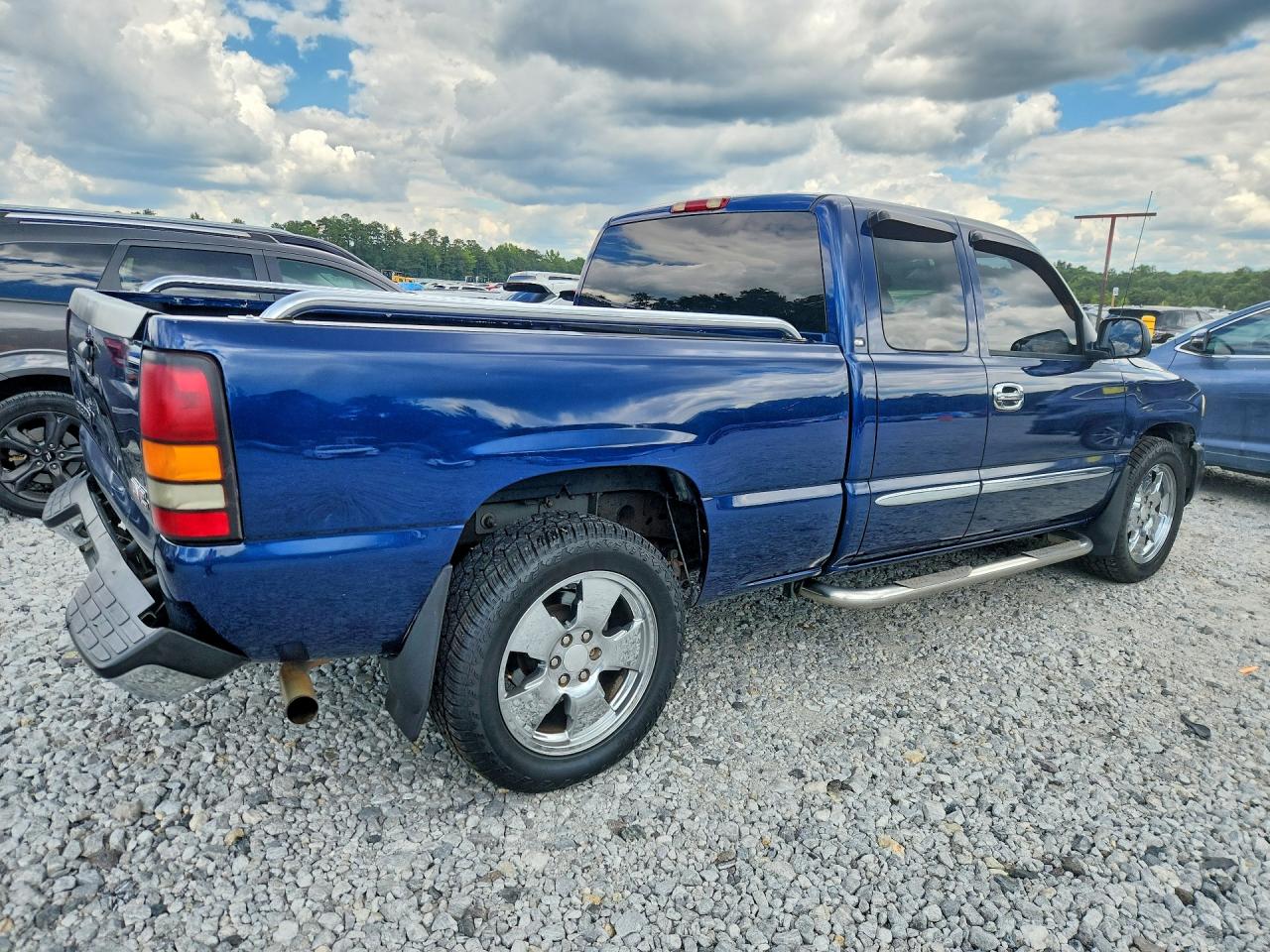 2004 Gmc New Sierra C1500 Blue vin: 2GTEC19T941376951