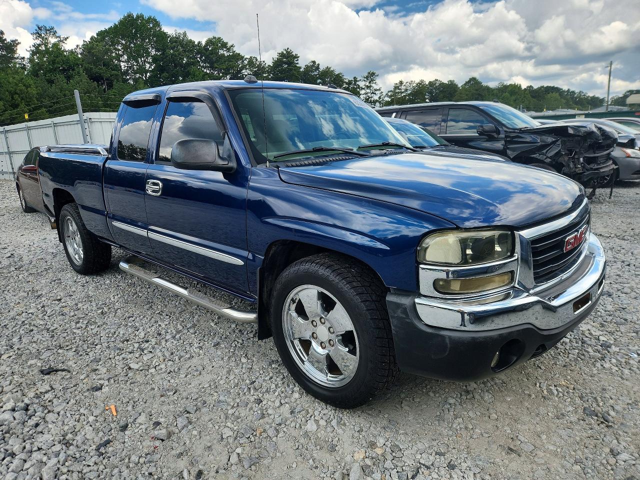 2004 Gmc New Sierra C1500 Blue vin: 2GTEC19T941376951