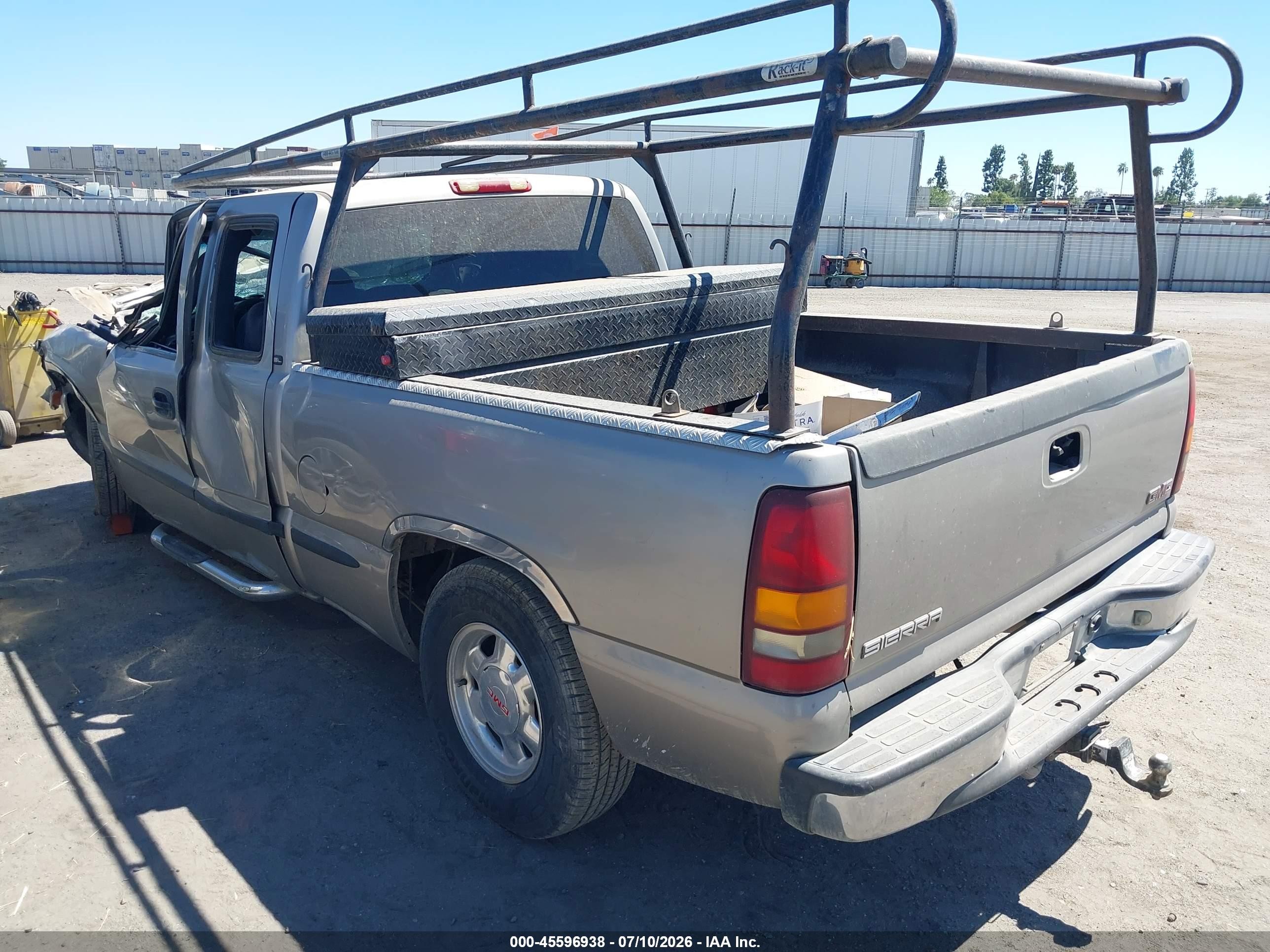 2001 Gmc Sierra 1500 Sl Gray vin: 2GTEC19TX11394452