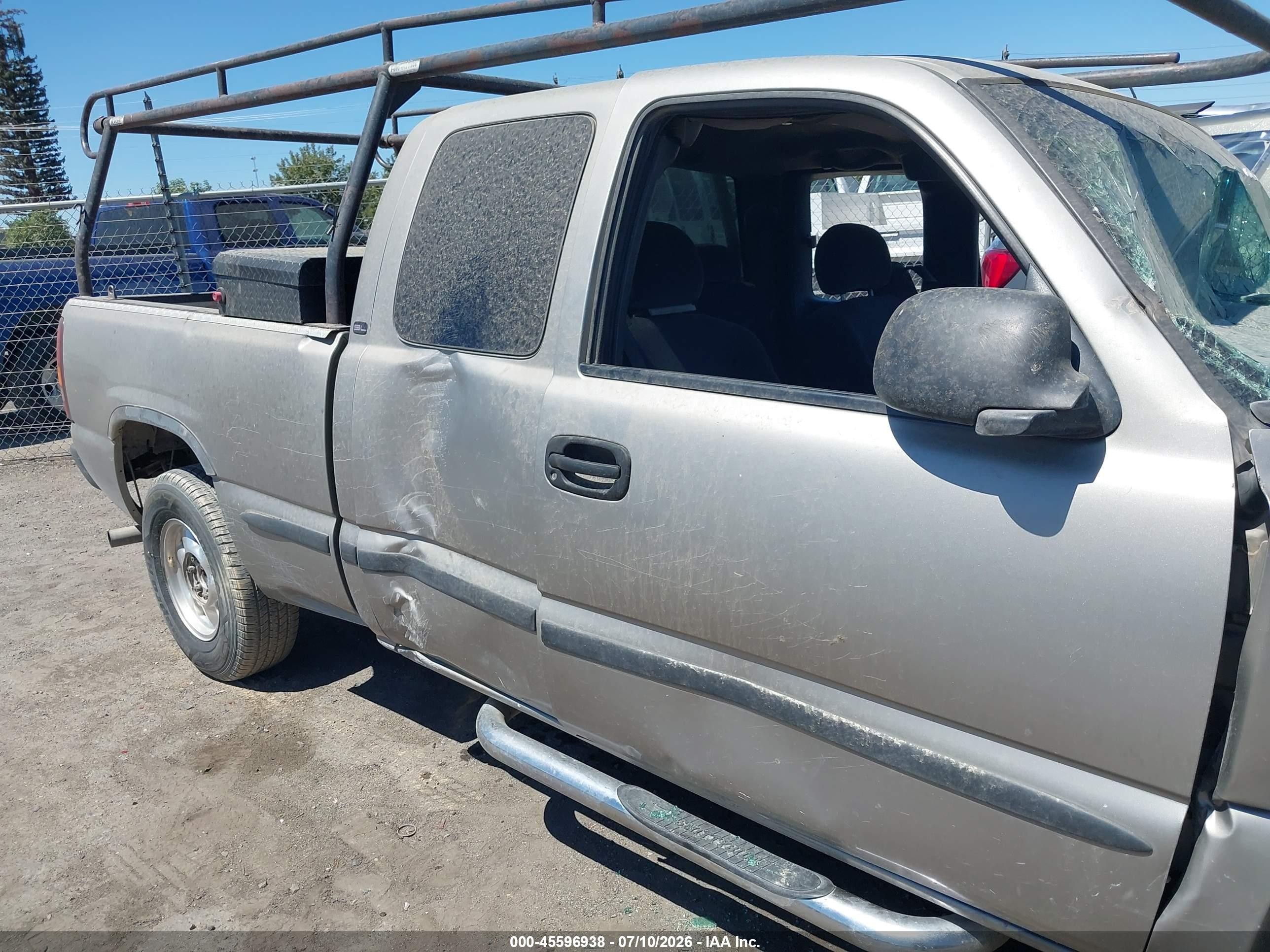 2001 Gmc Sierra 1500 Sl Gray vin: 2GTEC19TX11394452
