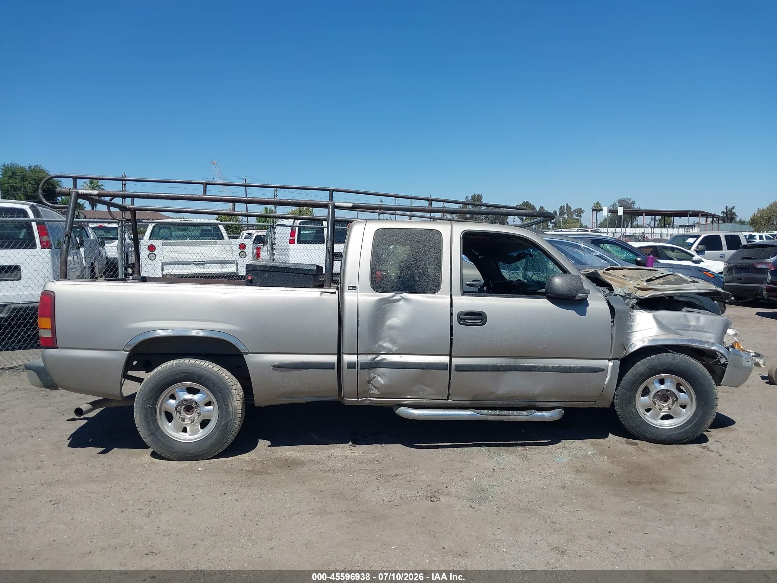 2001 Gmc Sierra 1500 Sl Gray vin: 2GTEC19TX11394452
