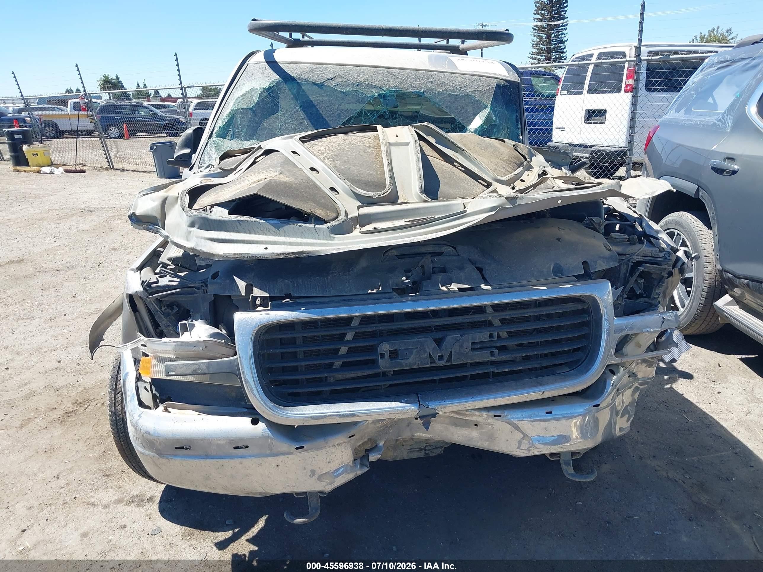2001 Gmc Sierra 1500 Sl Gray vin: 2GTEC19TX11394452