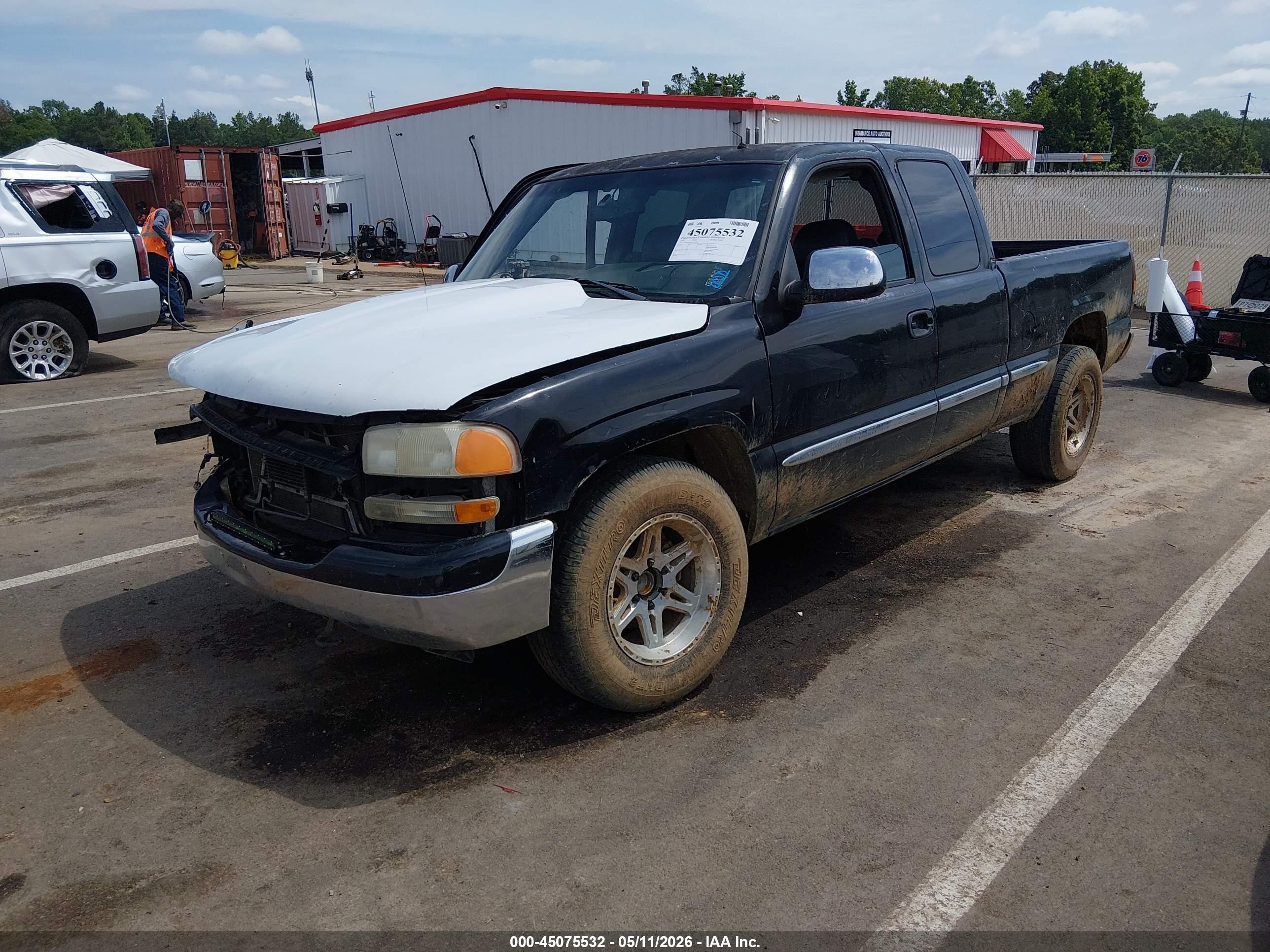 2002 Gmc Sierra 1500 Sl Black vin: 2GTEC19TX21213898