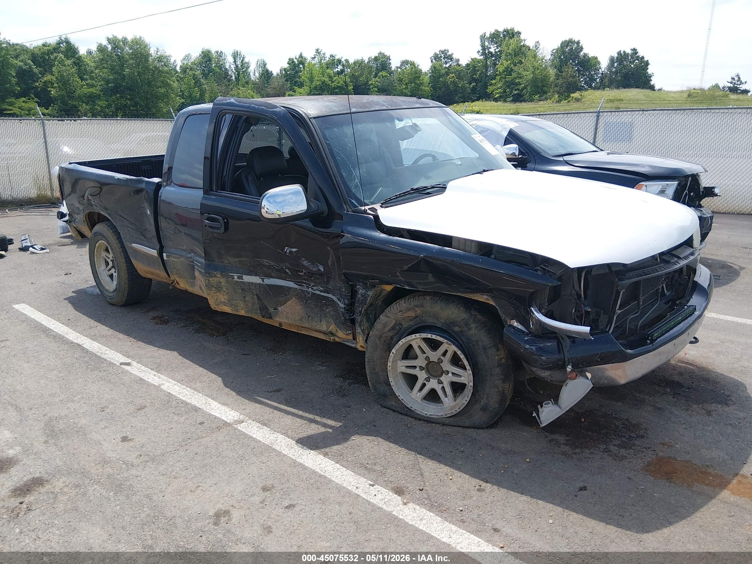 2002 Gmc Sierra 1500 Sl Black vin: 2GTEC19TX21213898