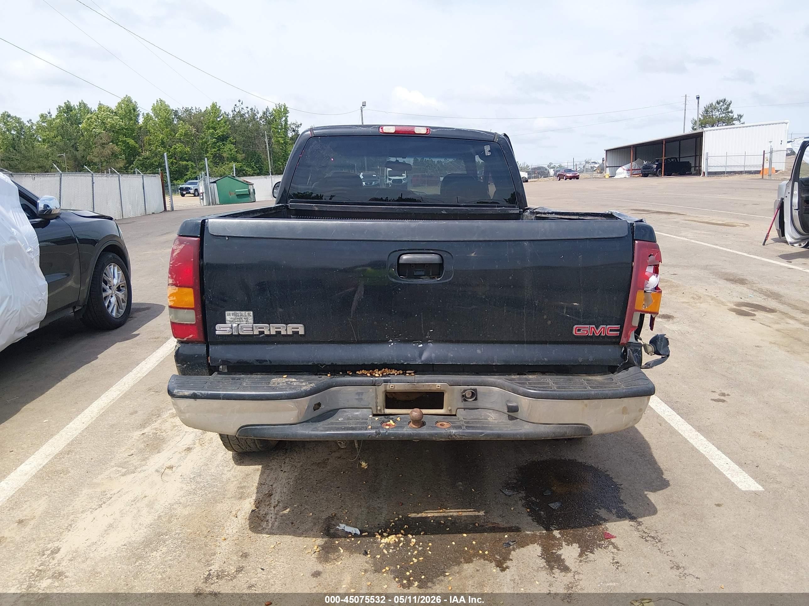 2002 Gmc Sierra 1500 Sl Black vin: 2GTEC19TX21213898