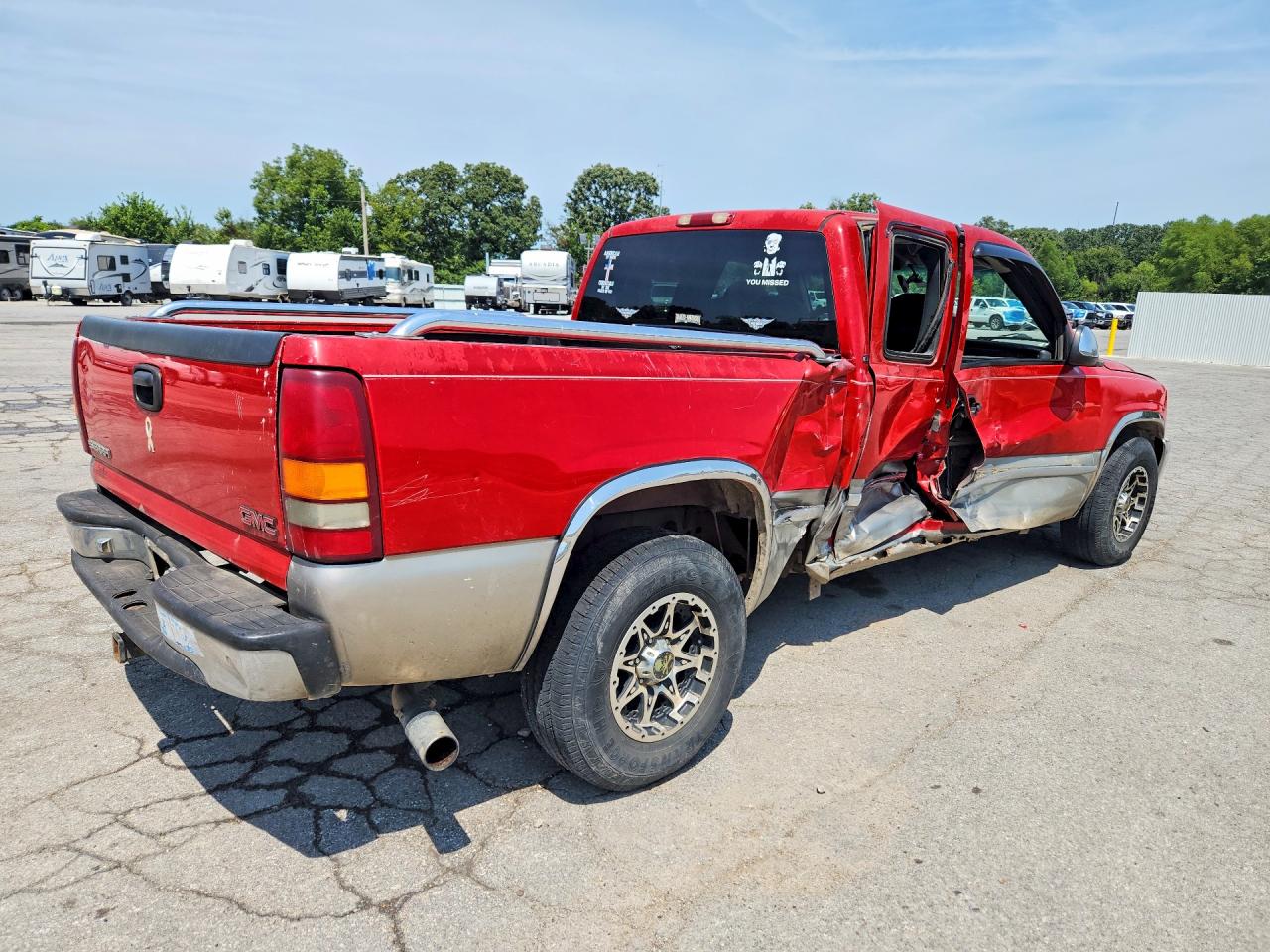 2000 Gmc New Sierra C1500 Red vin: 2GTEC19TXY1168776