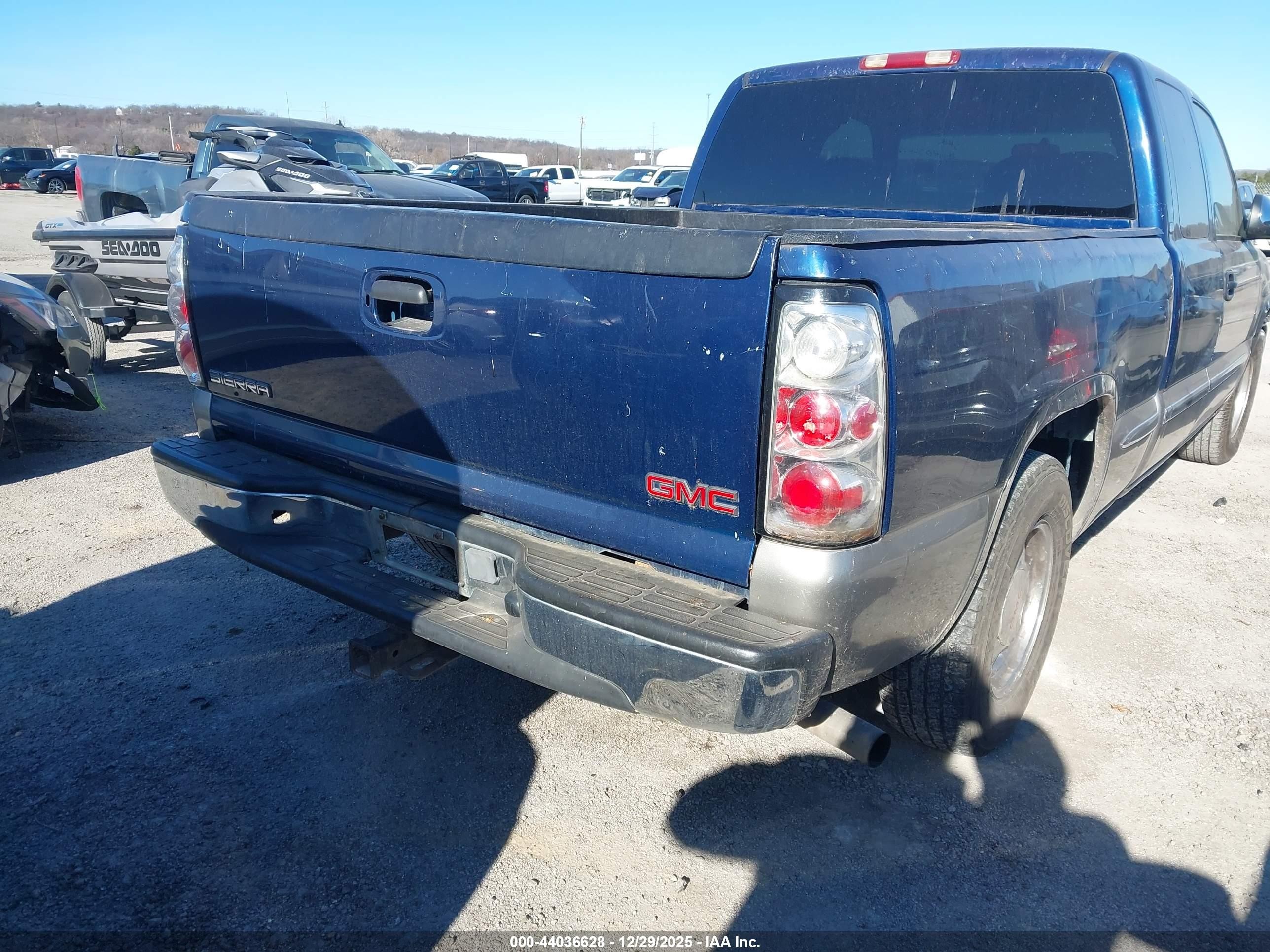 2000 Gmc Sierra 1500 Sle Blue vin: 2GTEC19TXY1405945