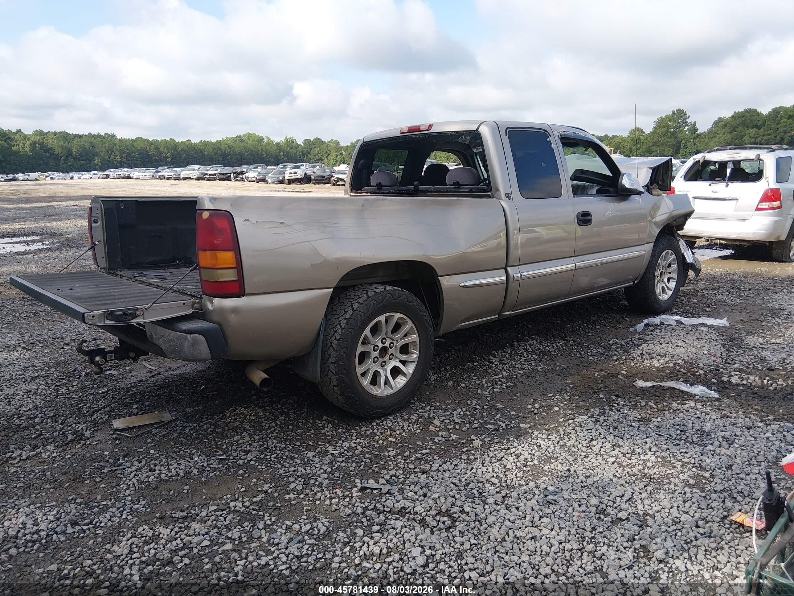 2001 Gmc Sierra 1500 Sle Бежевый vin: 2GTEC19V011231603