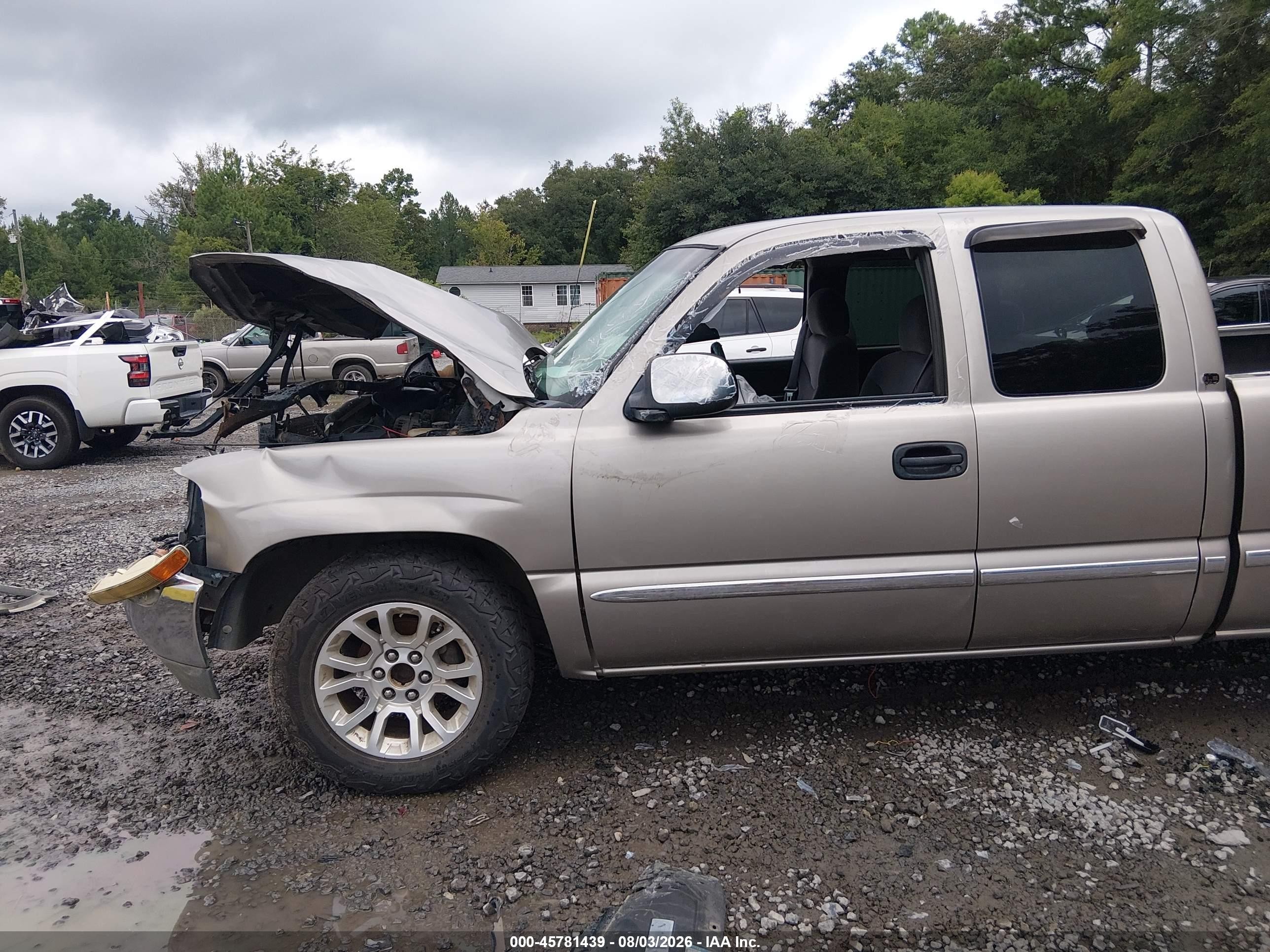 2001 Gmc Sierra 1500 Sle Бежевый vin: 2GTEC19V011231603