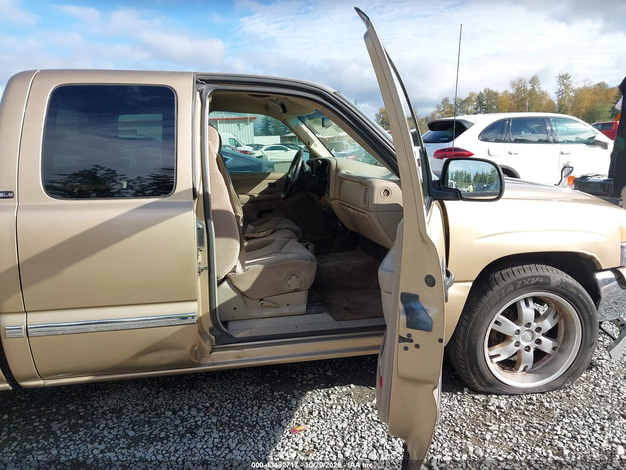 2001 Gmc Sierra 1500 Sle Brown vin: 2GTEC19V111153980