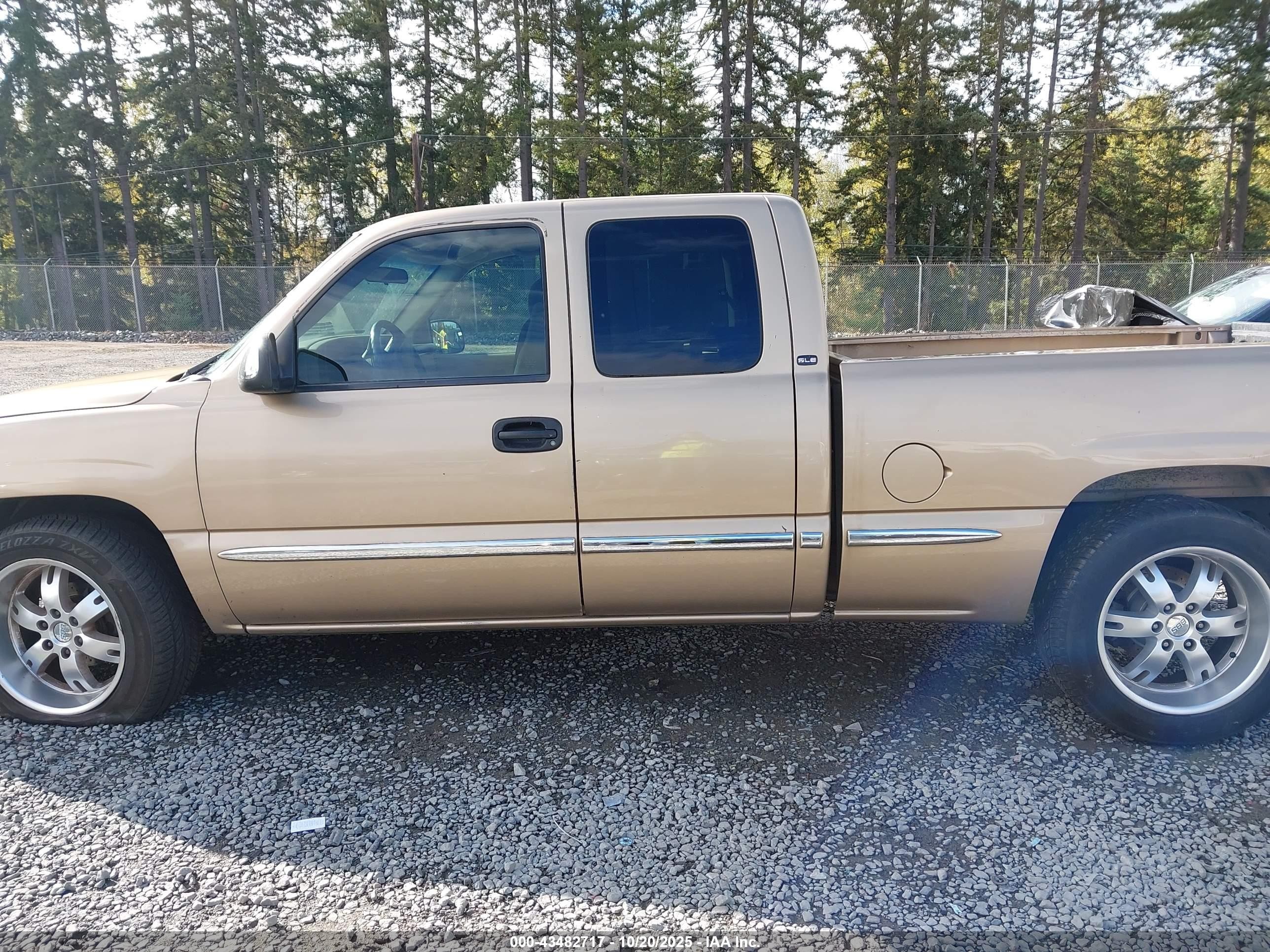 2001 Gmc Sierra 1500 Sle Brown vin: 2GTEC19V111153980