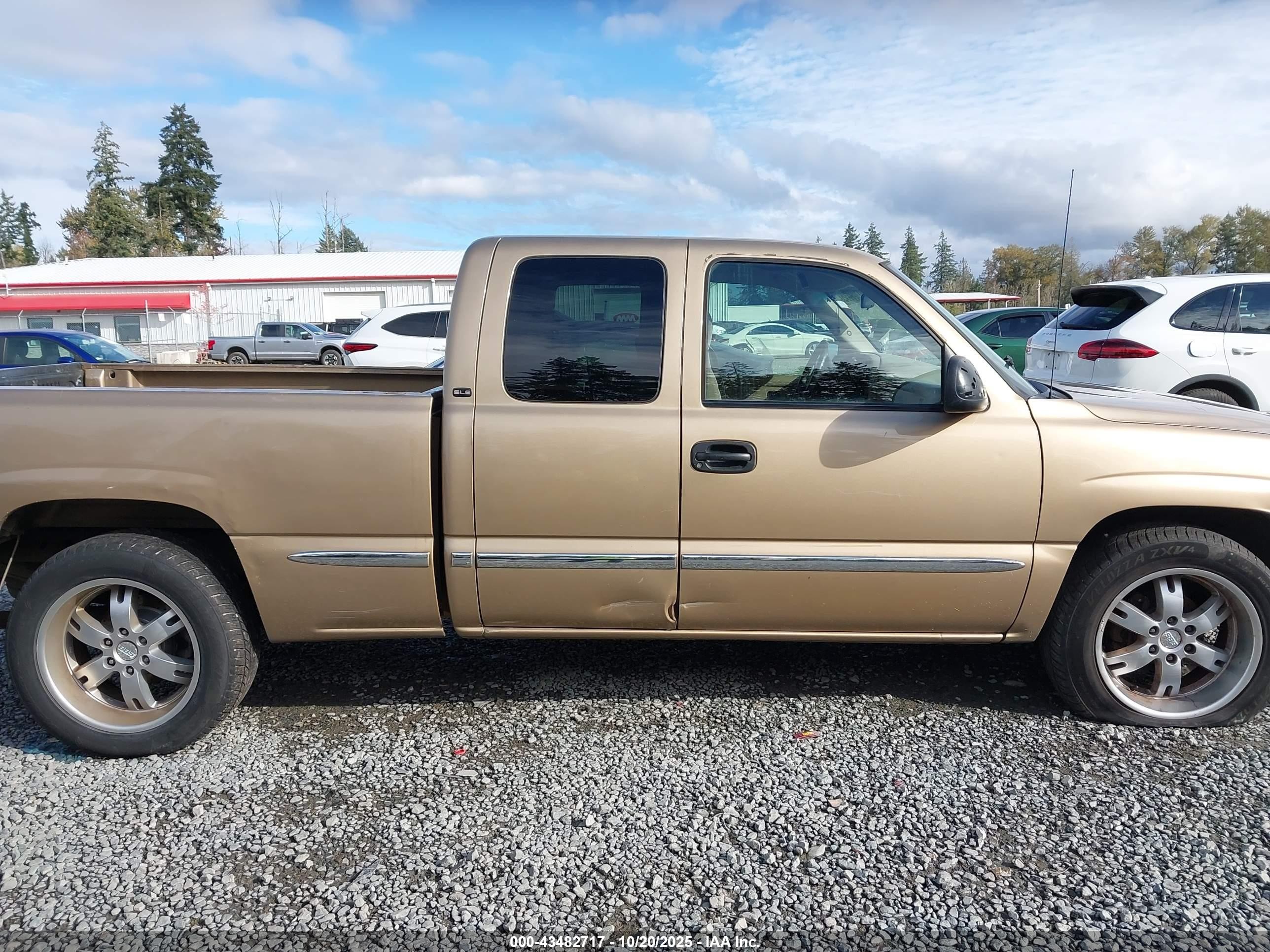 2001 Gmc Sierra 1500 Sle Brown vin: 2GTEC19V111153980
