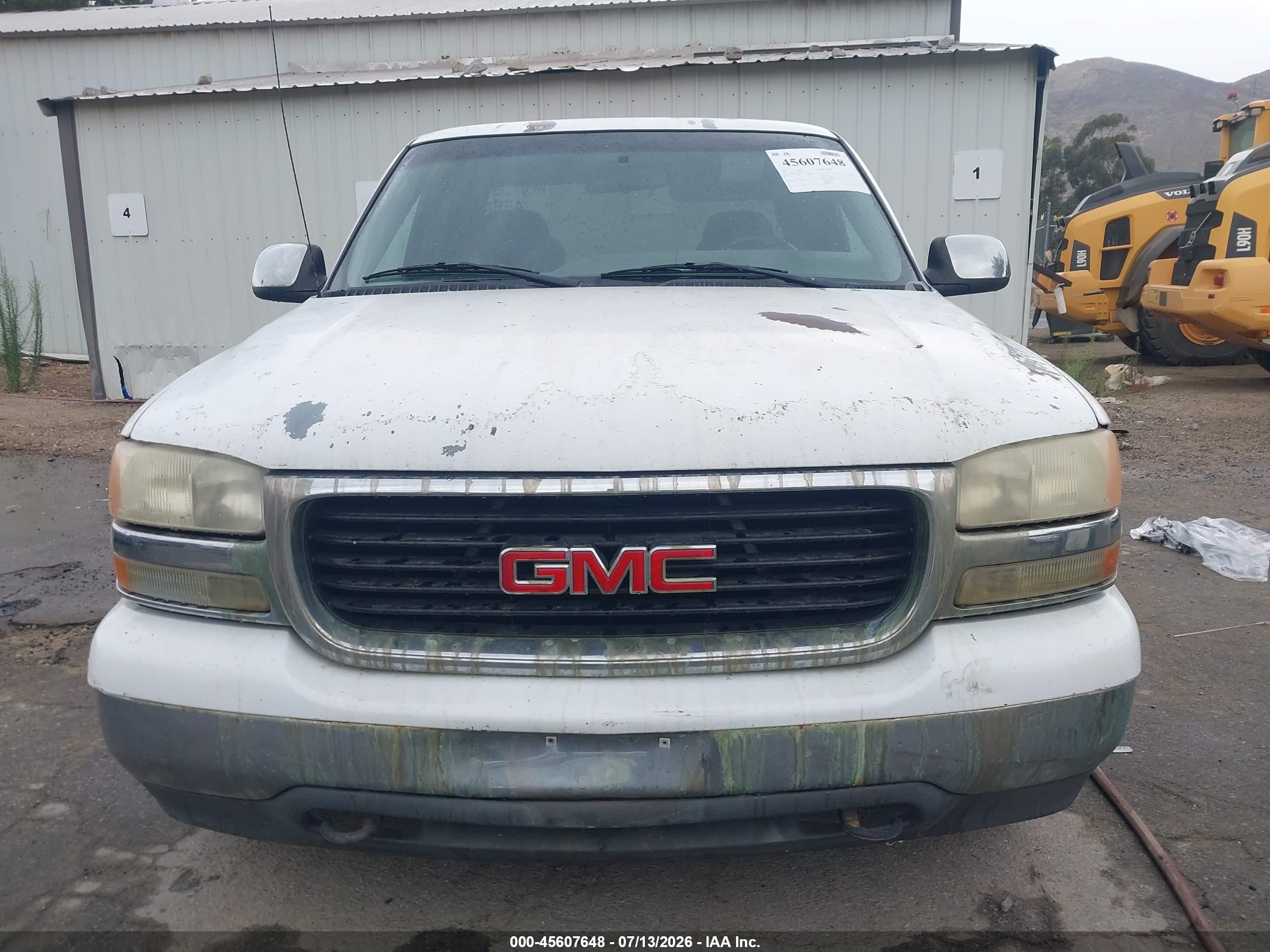 2001 Gmc Sierra 1500 Sle White vin: 2GTEC19V111314232