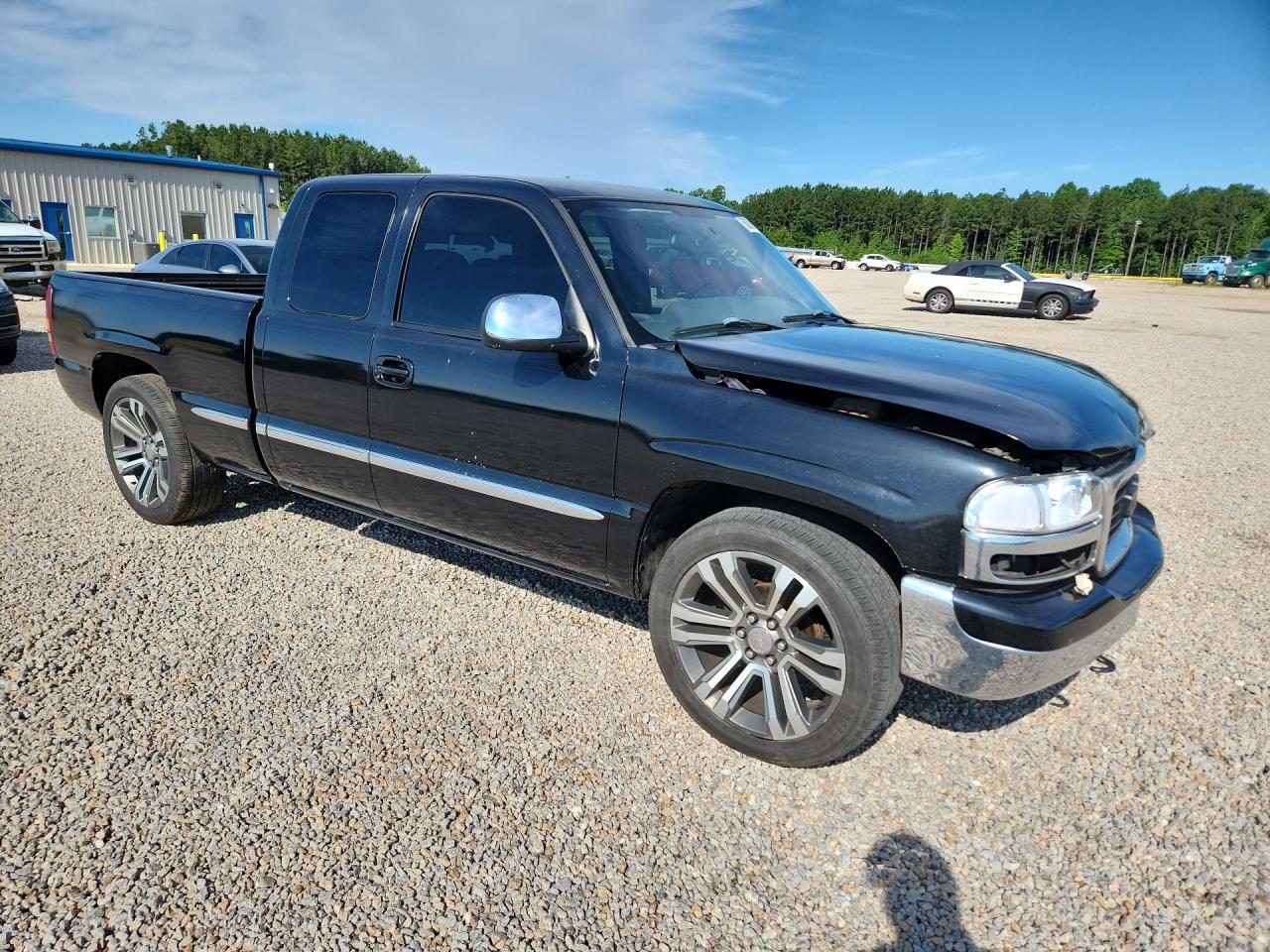 2002 Gmc New Sierra C1500 Черный vin: 2GTEC19V121214360