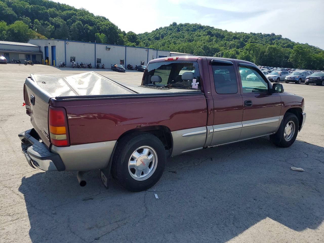 2002 Gmc New Sierra C1500 Burgundy vin: 2GTEC19V221264801