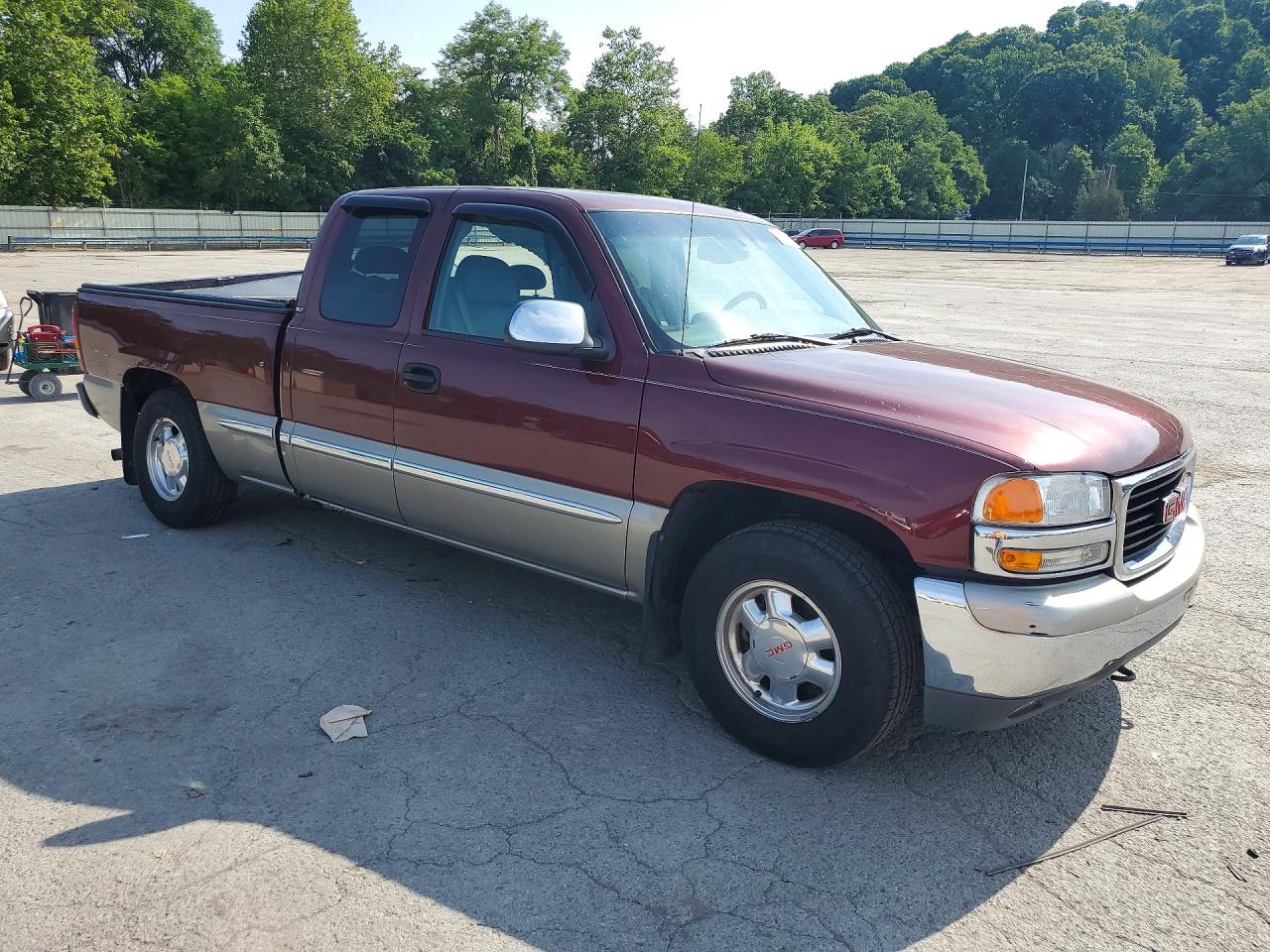 2002 Gmc New Sierra C1500 Burgundy vin: 2GTEC19V221264801