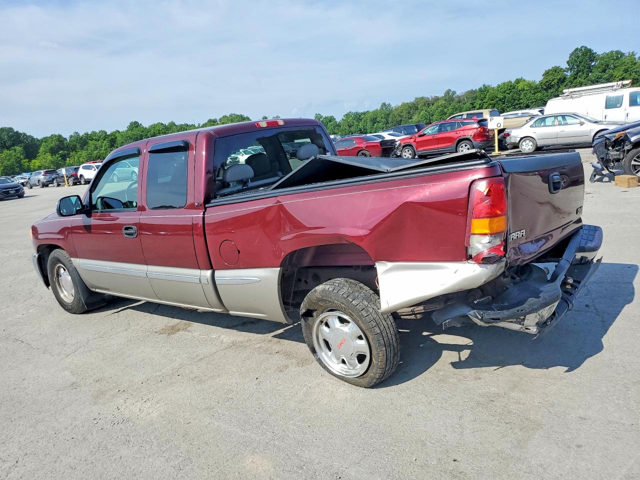 2002 Gmc New Sierra C1500 Burgundy vin: 2GTEC19V221264801